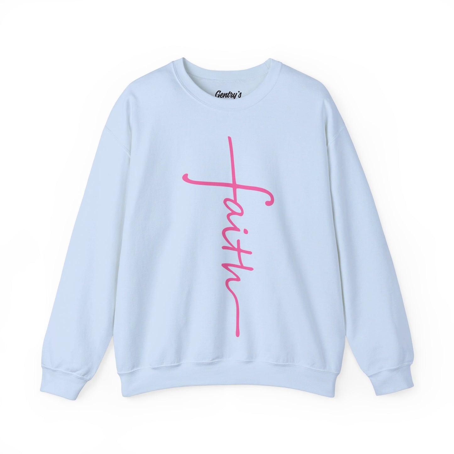 Faith Cross Unisex Heavy Blend™ Crewneck Sweatshirt