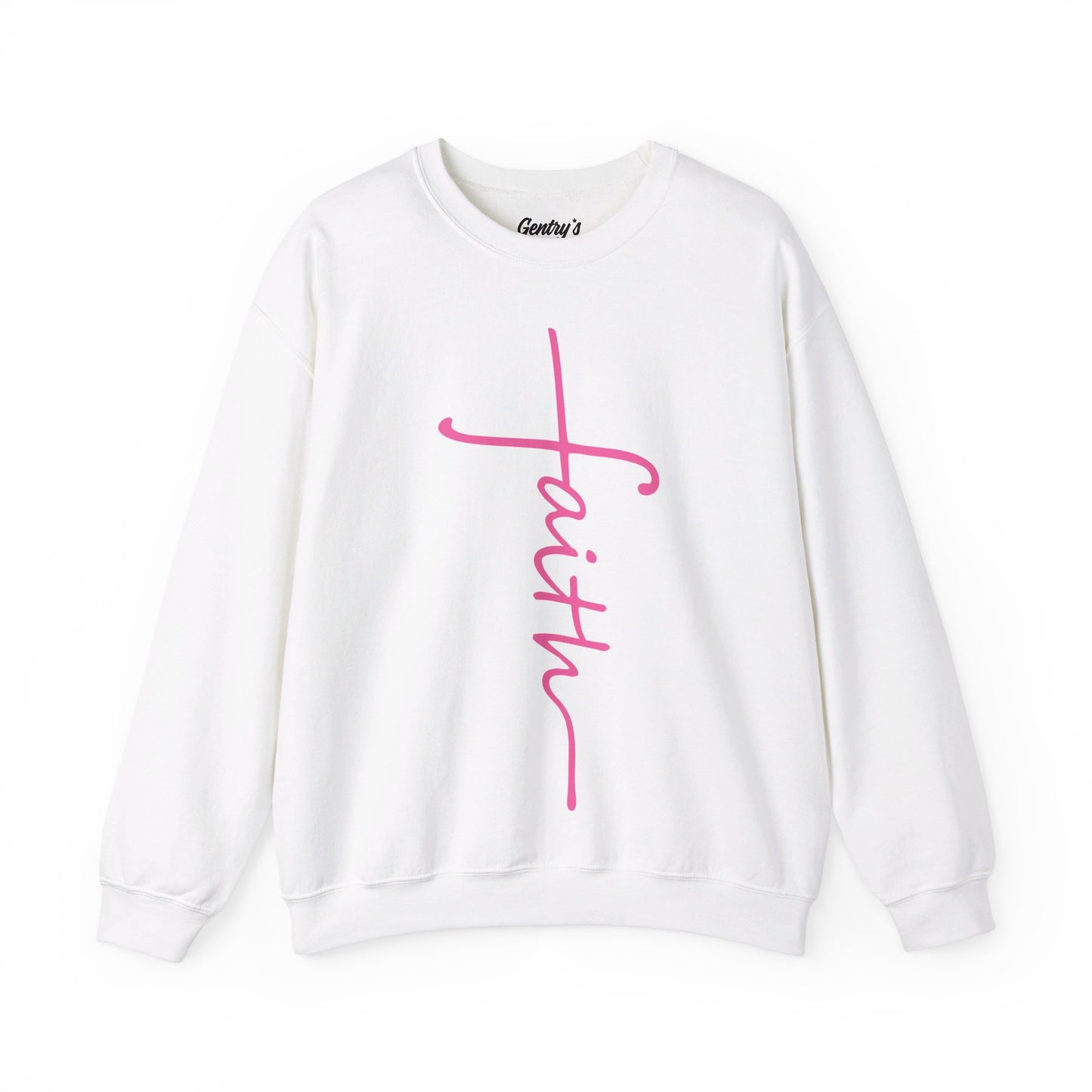 Faith Cross Unisex Heavy Blend™ Crewneck Sweatshirt