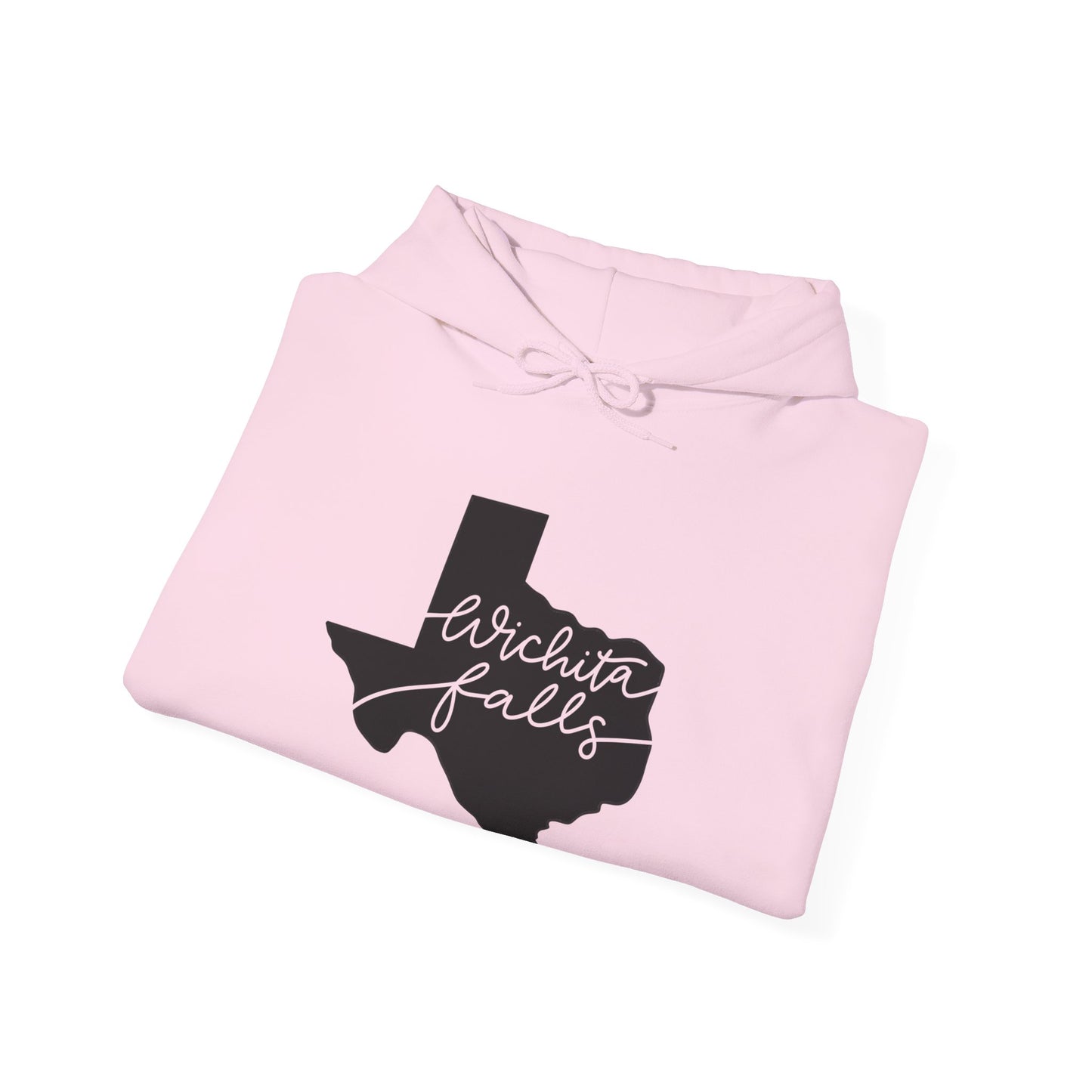 Wichita Falls Script Unisex Heavy Blend™ Hooded Sweatshirt