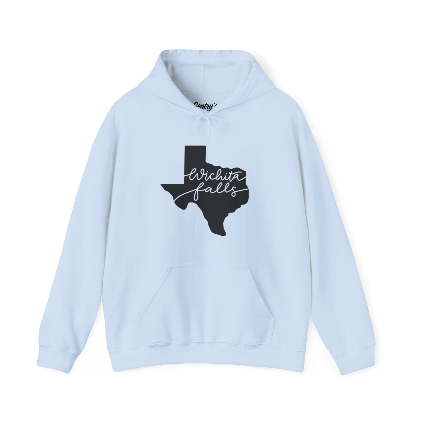 Wichita Falls Script Unisex Heavy Blend™ Hooded Sweatshirt