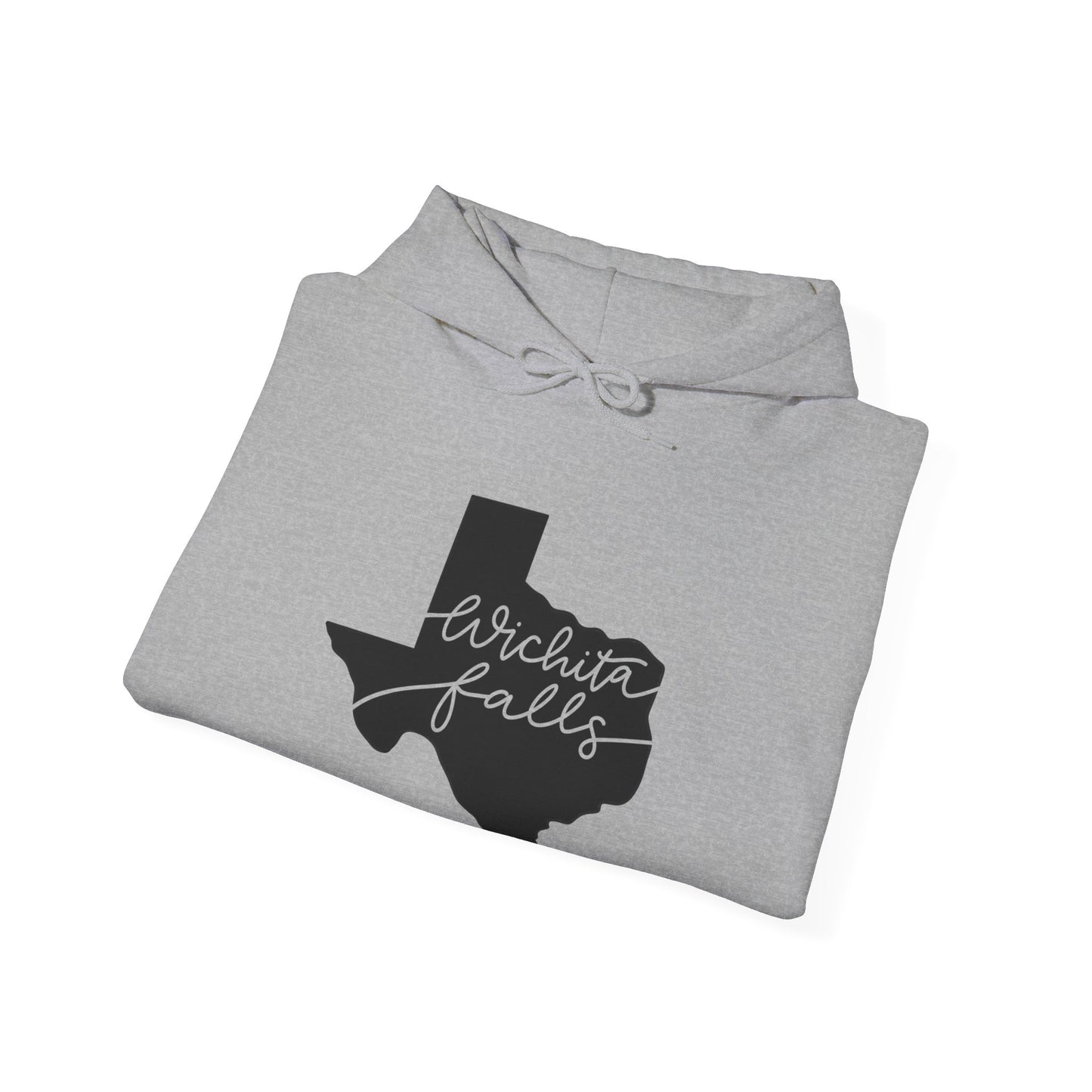 Wichita Falls Script Unisex Heavy Blend™ Hooded Sweatshirt