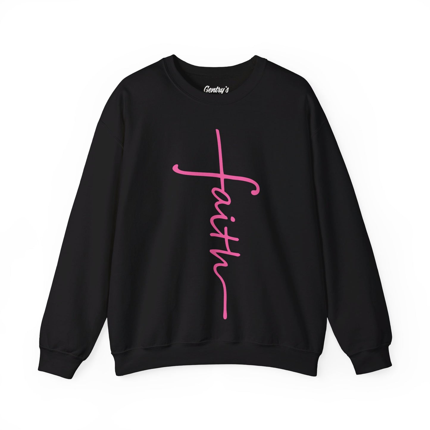 Faith Cross Unisex Heavy Blend™ Crewneck Sweatshirt