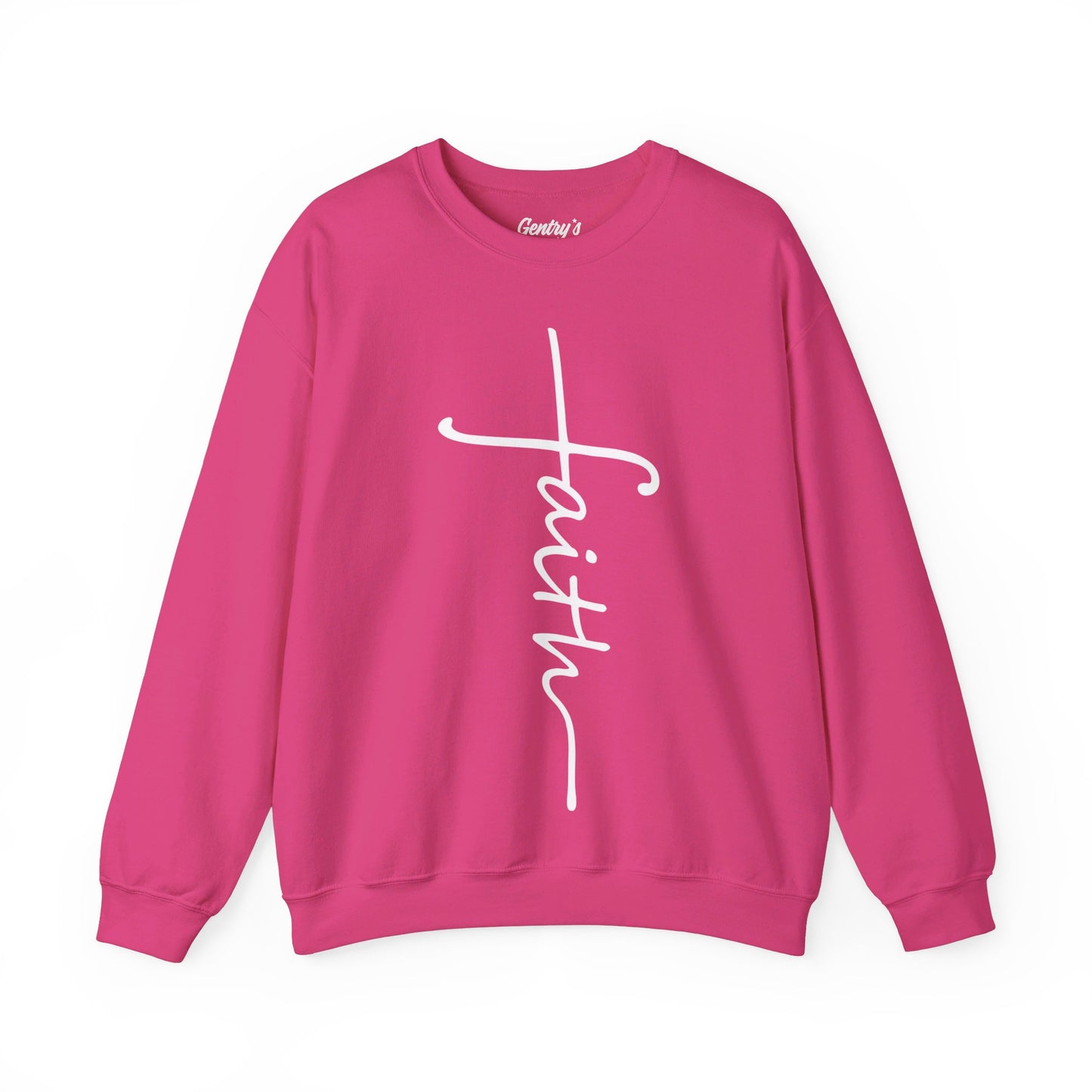 Faith Cross Unisex Heavy Blend™ Crewneck Sweatshirt