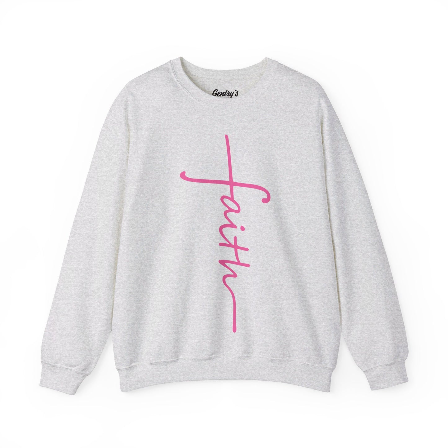 Faith Cross Unisex Heavy Blend™ Crewneck Sweatshirt