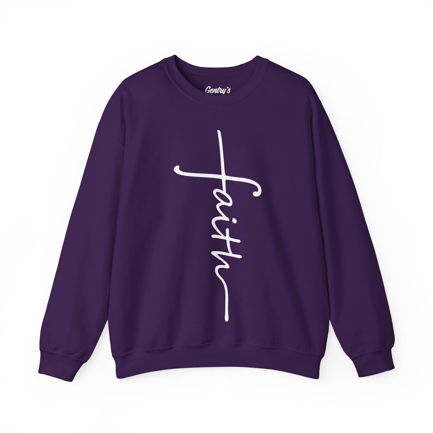 Faith Cross Unisex Heavy Blend™ Crewneck Sweatshirt