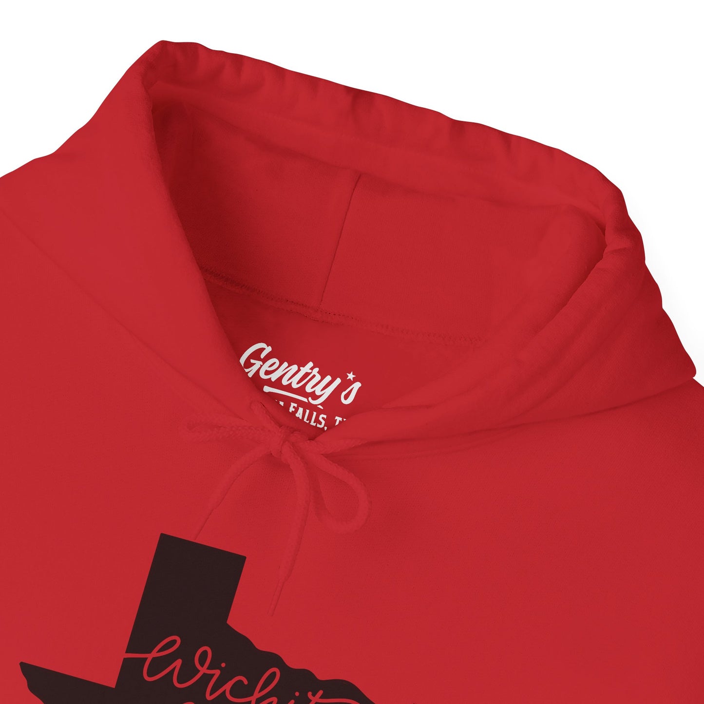 Wichita Falls Script Unisex Heavy Blend™ Hooded Sweatshirt