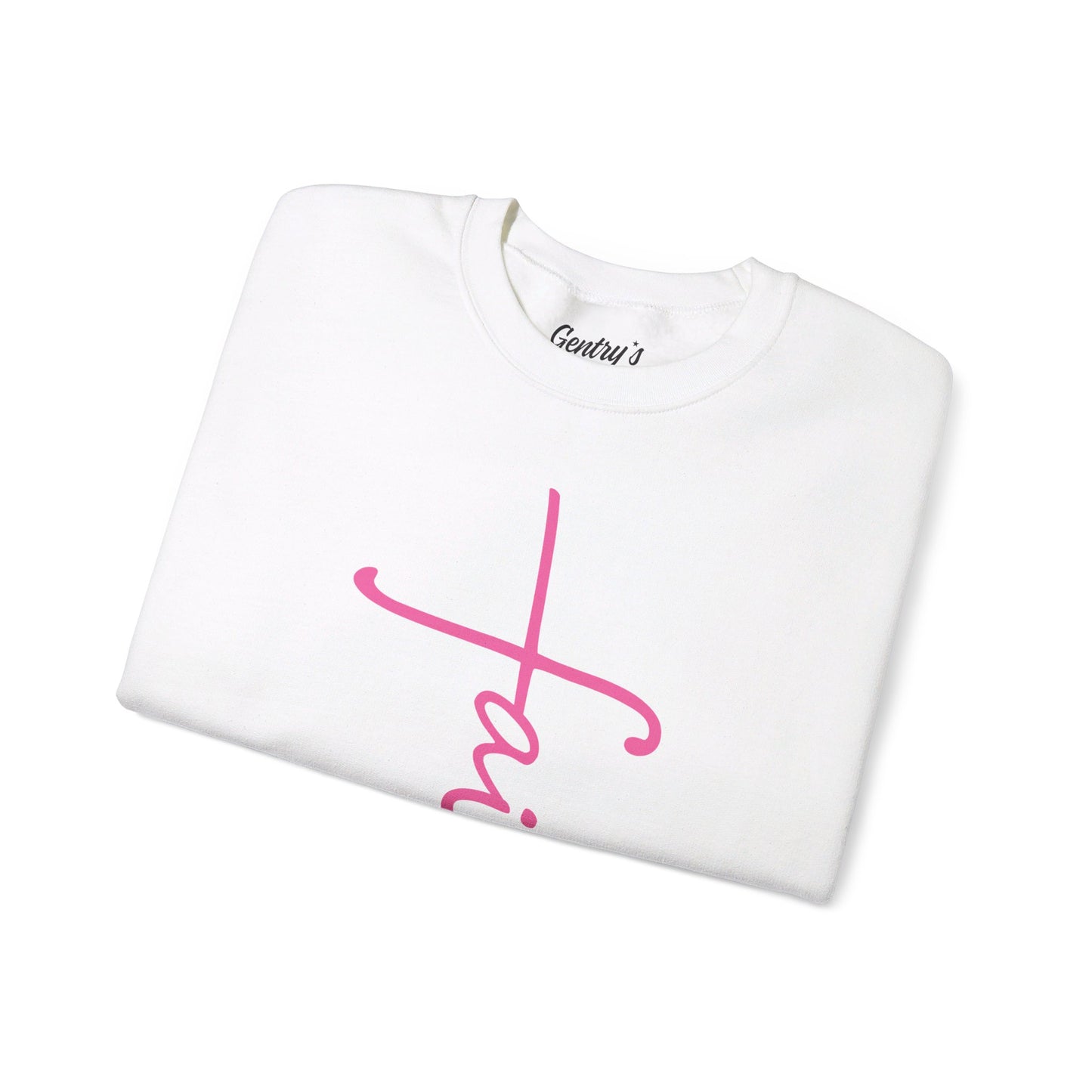Faith Cross Unisex Heavy Blend™ Crewneck Sweatshirt