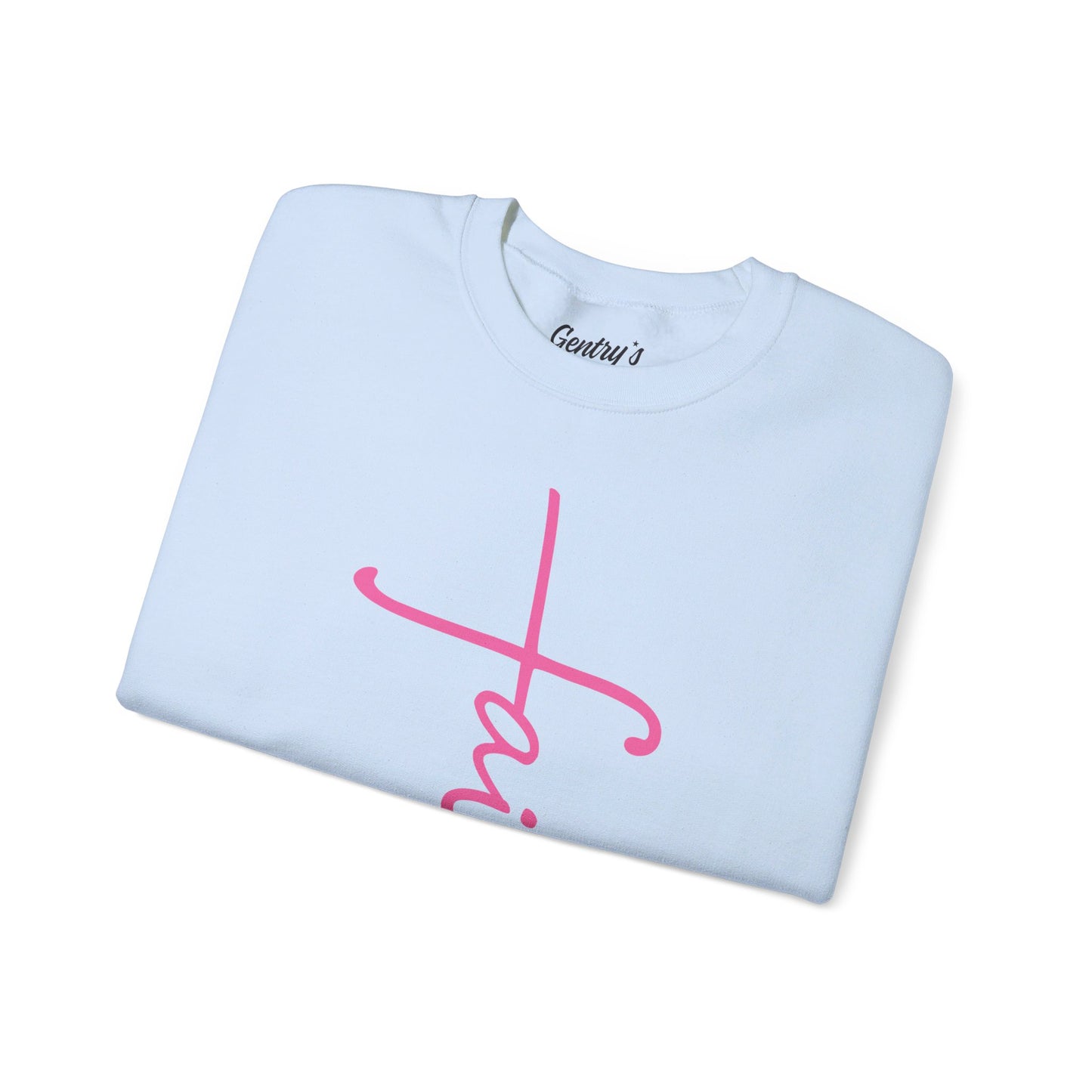 Faith Cross Unisex Heavy Blend™ Crewneck Sweatshirt
