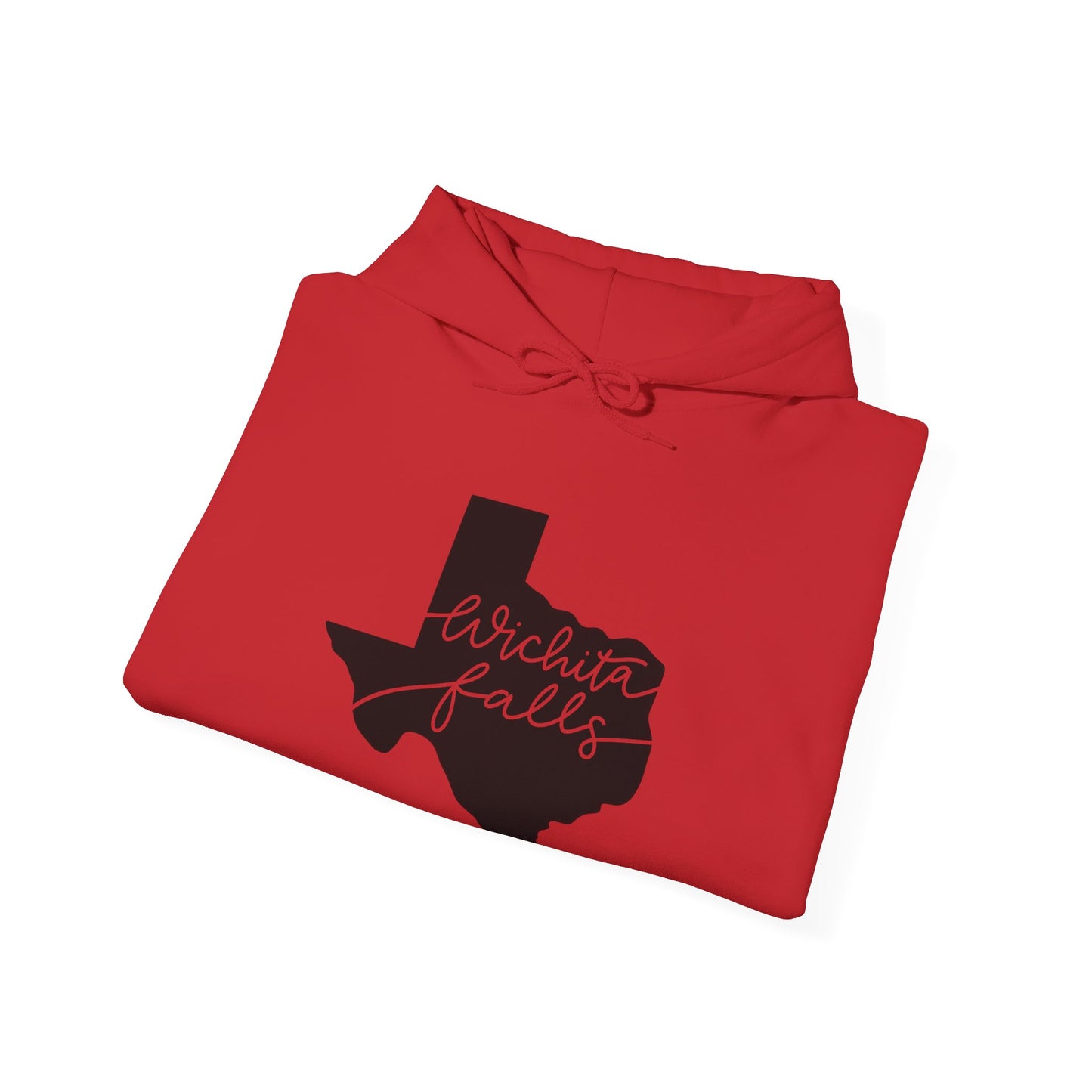 Wichita Falls Script Unisex Heavy Blend™ Hooded Sweatshirt
