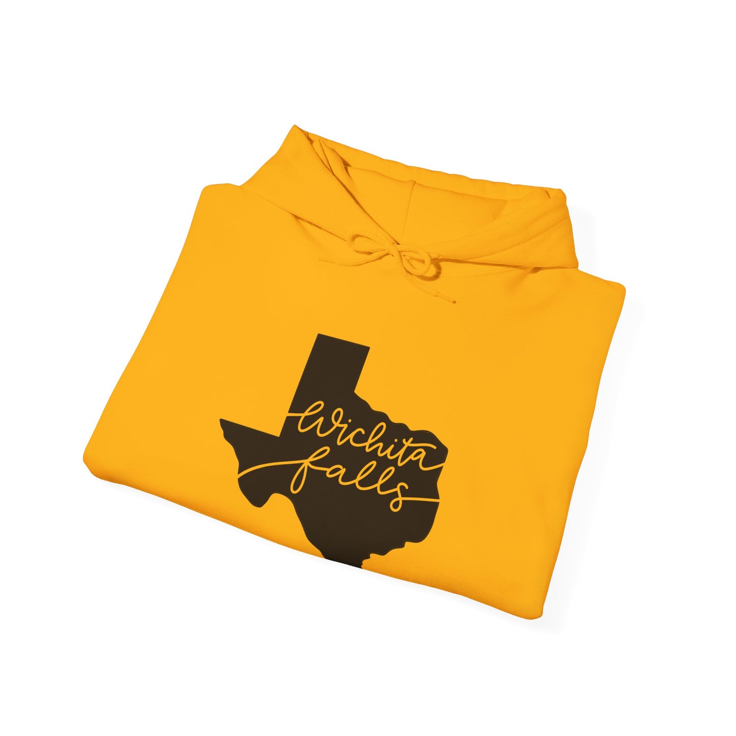 Wichita Falls Script Unisex Heavy Blend™ Hooded Sweatshirt