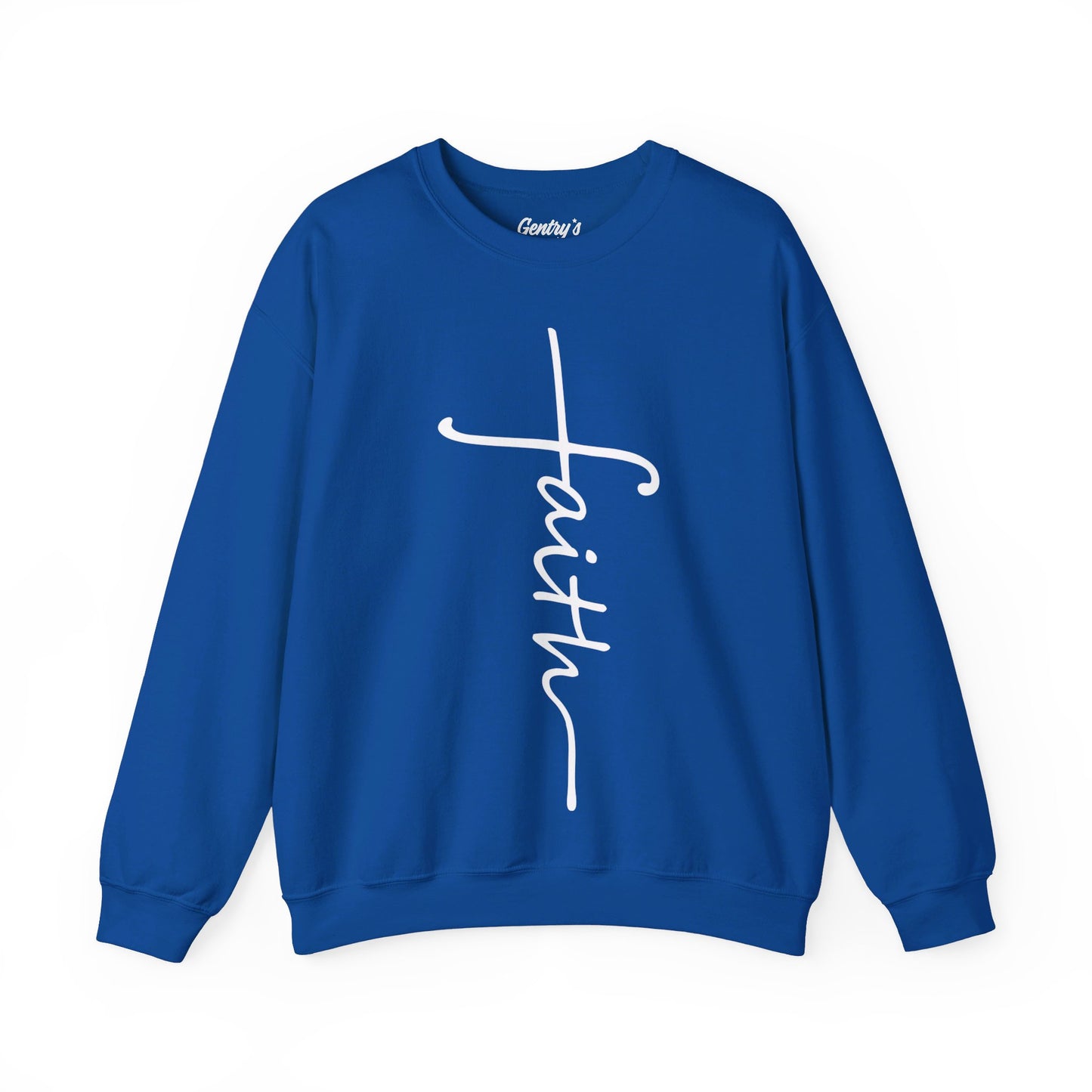 Faith Cross Unisex Heavy Blend™ Crewneck Sweatshirt