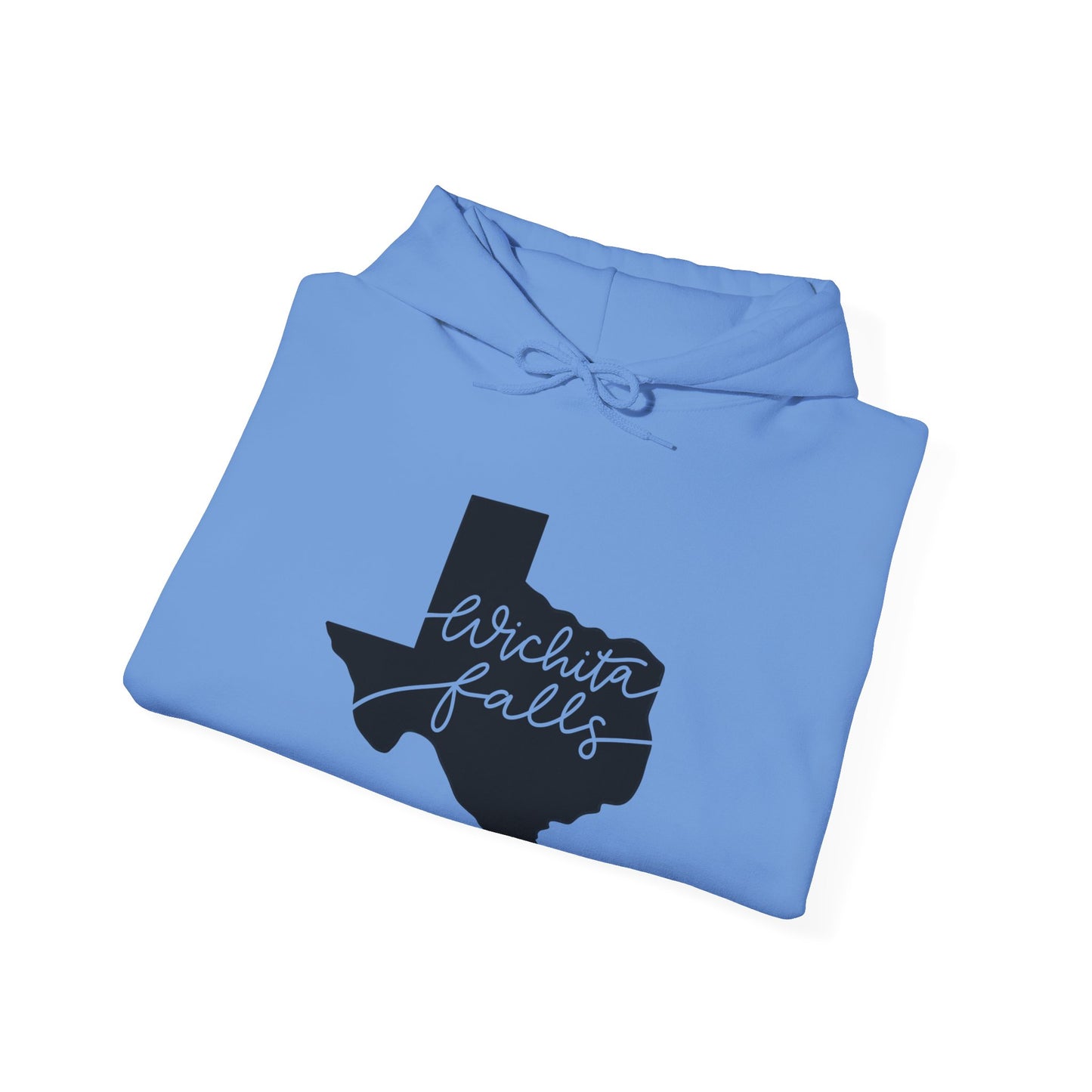 Wichita Falls Script Unisex Heavy Blend™ Hooded Sweatshirt
