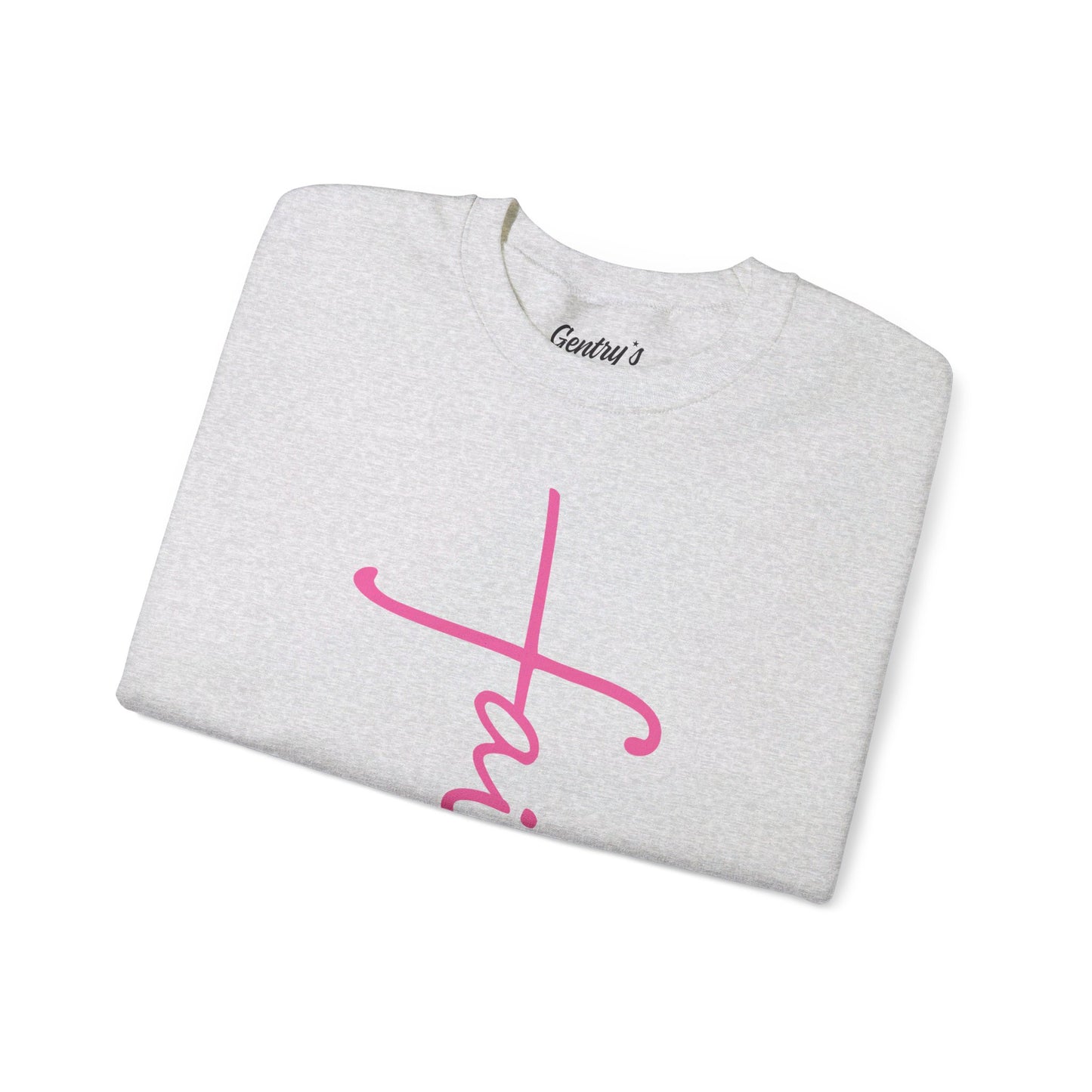 Faith Cross Unisex Heavy Blend™ Crewneck Sweatshirt