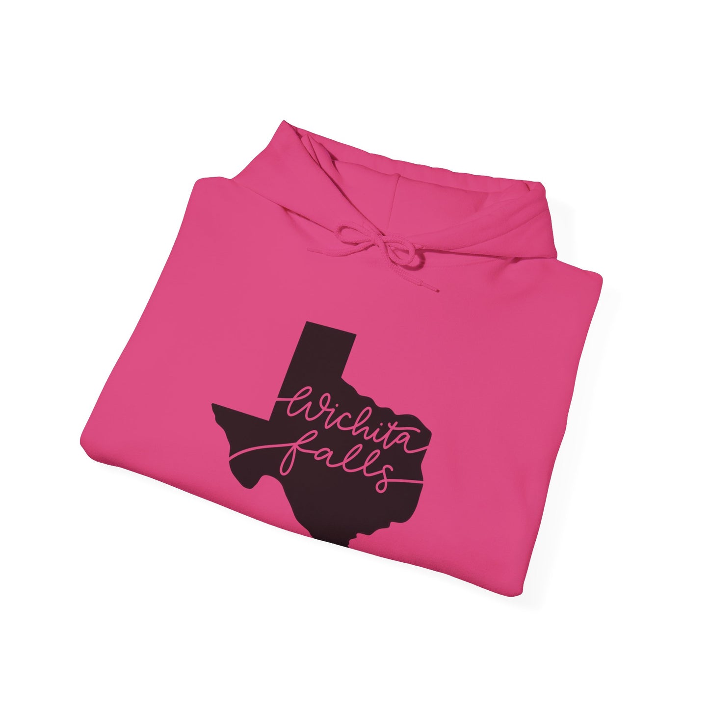 Wichita Falls Script Unisex Heavy Blend™ Hooded Sweatshirt