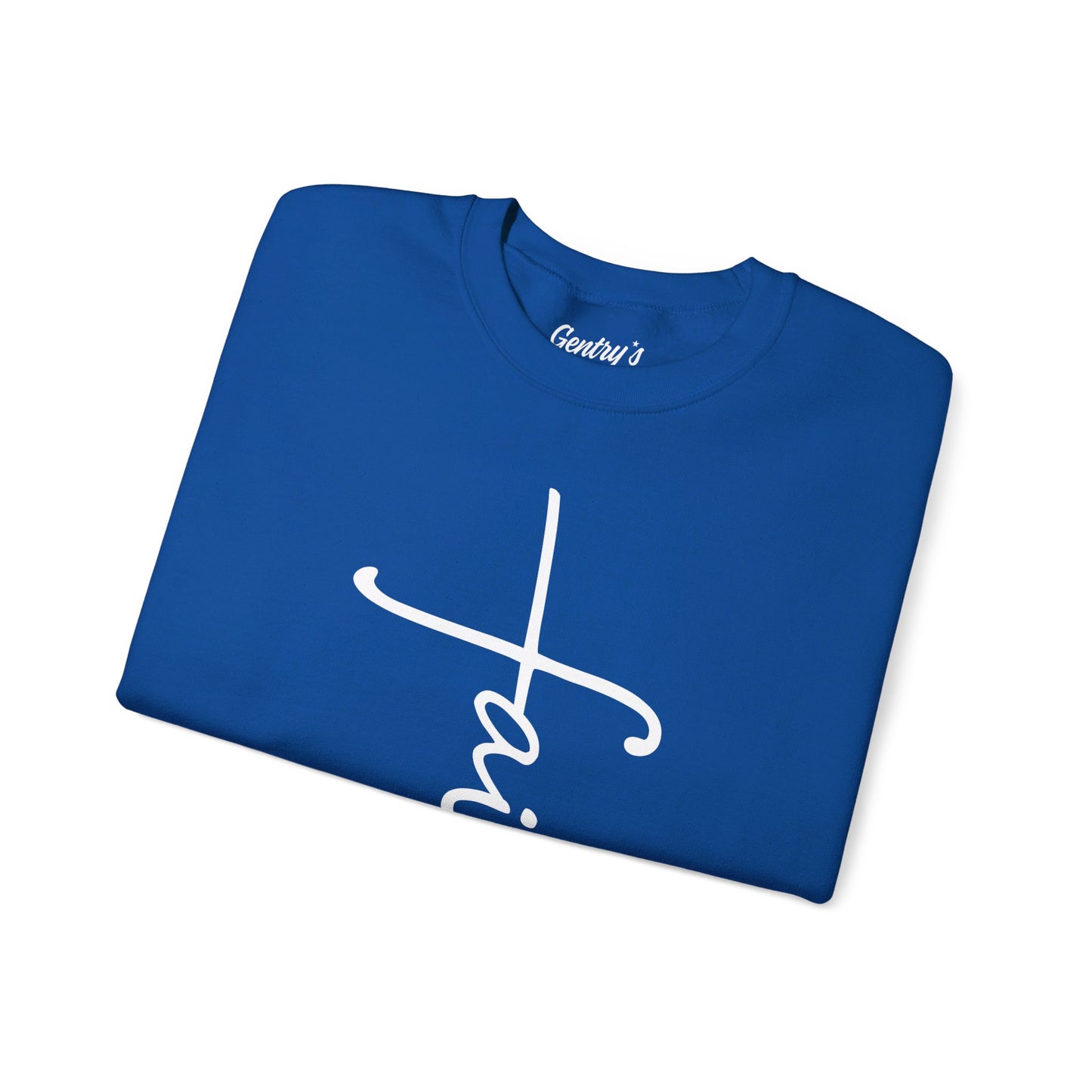 Faith Cross Unisex Heavy Blend™ Crewneck Sweatshirt