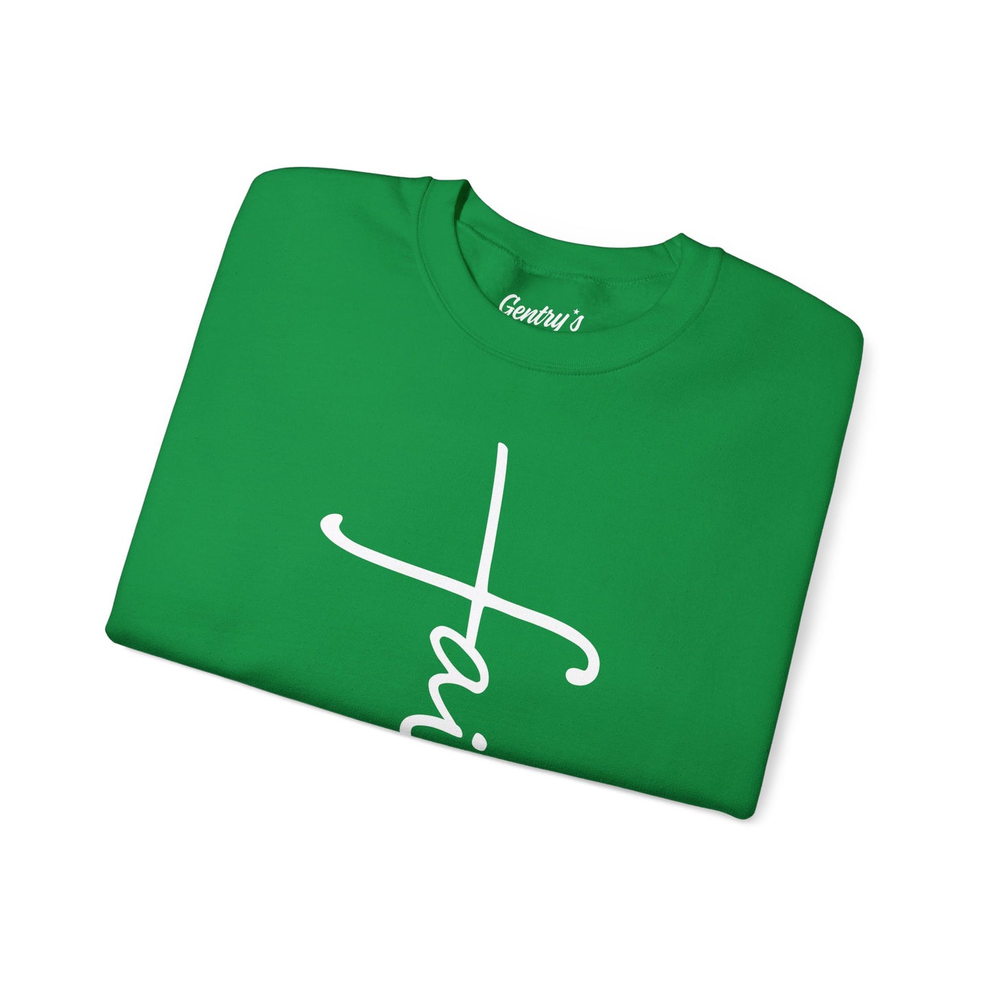 Faith Cross Unisex Heavy Blend™ Crewneck Sweatshirt