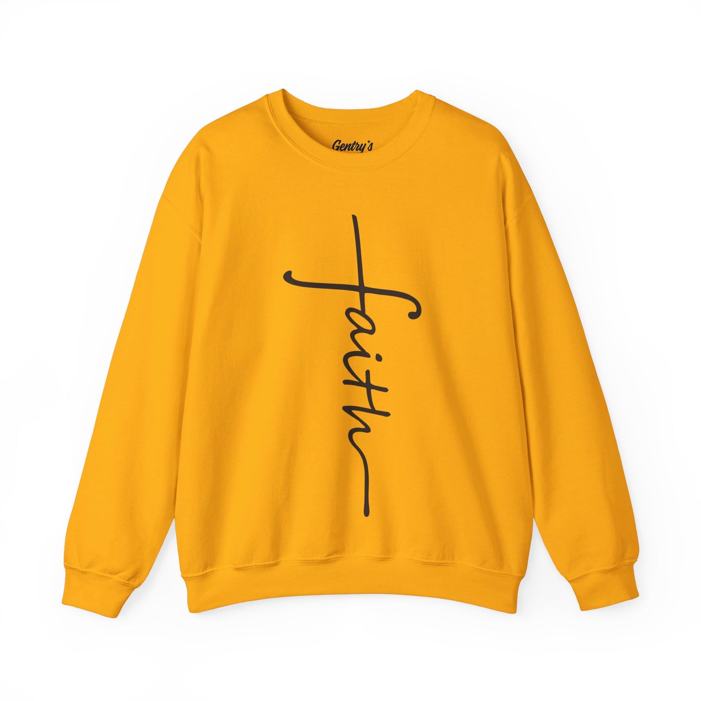 Faith Cross Unisex Heavy Blend™ Crewneck Sweatshirt
