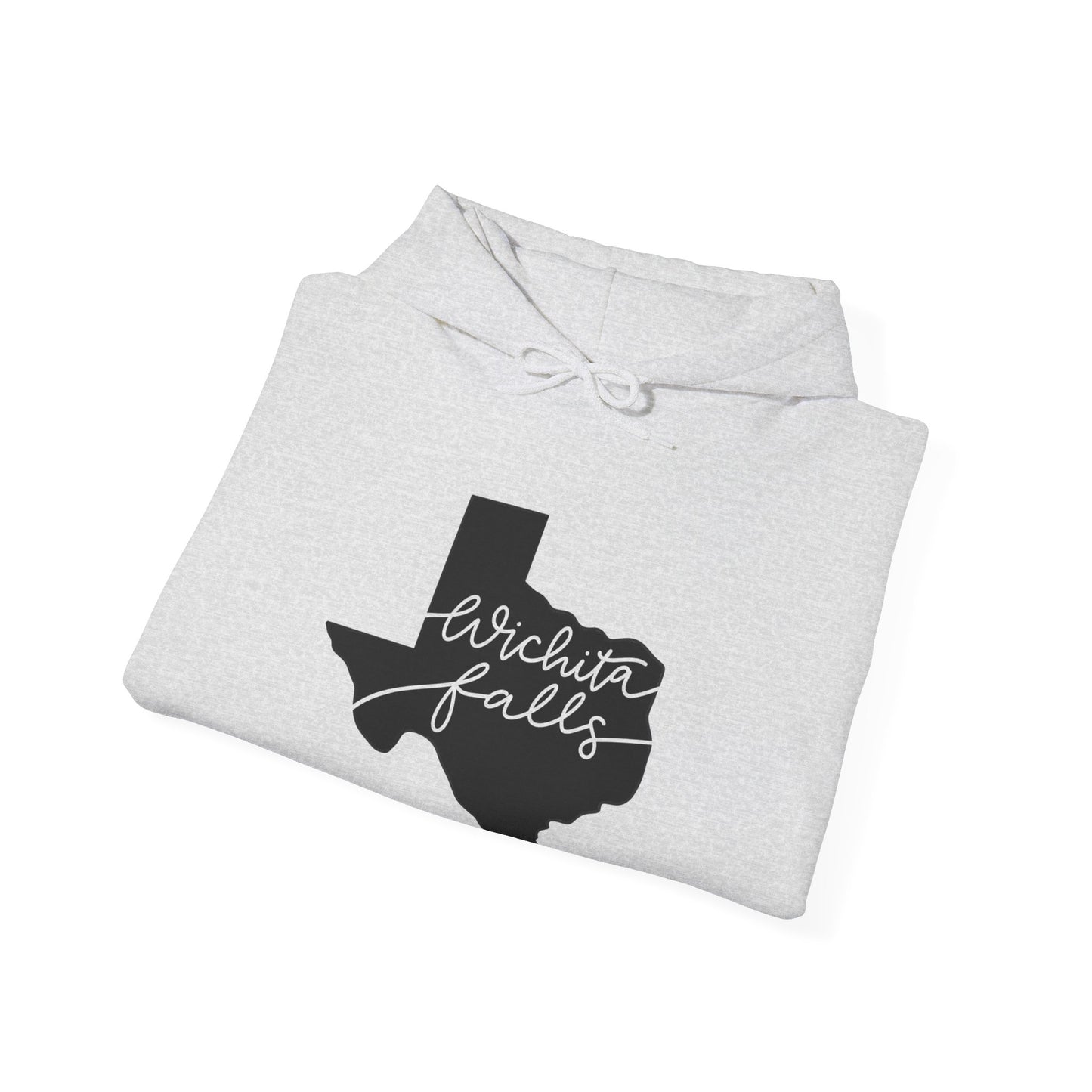 Wichita Falls Script Unisex Heavy Blend™ Hooded Sweatshirt