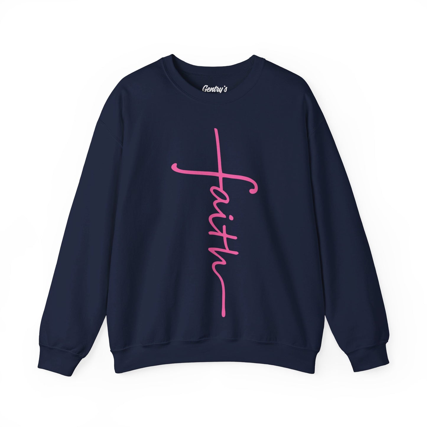 Faith Cross Unisex Heavy Blend™ Crewneck Sweatshirt
