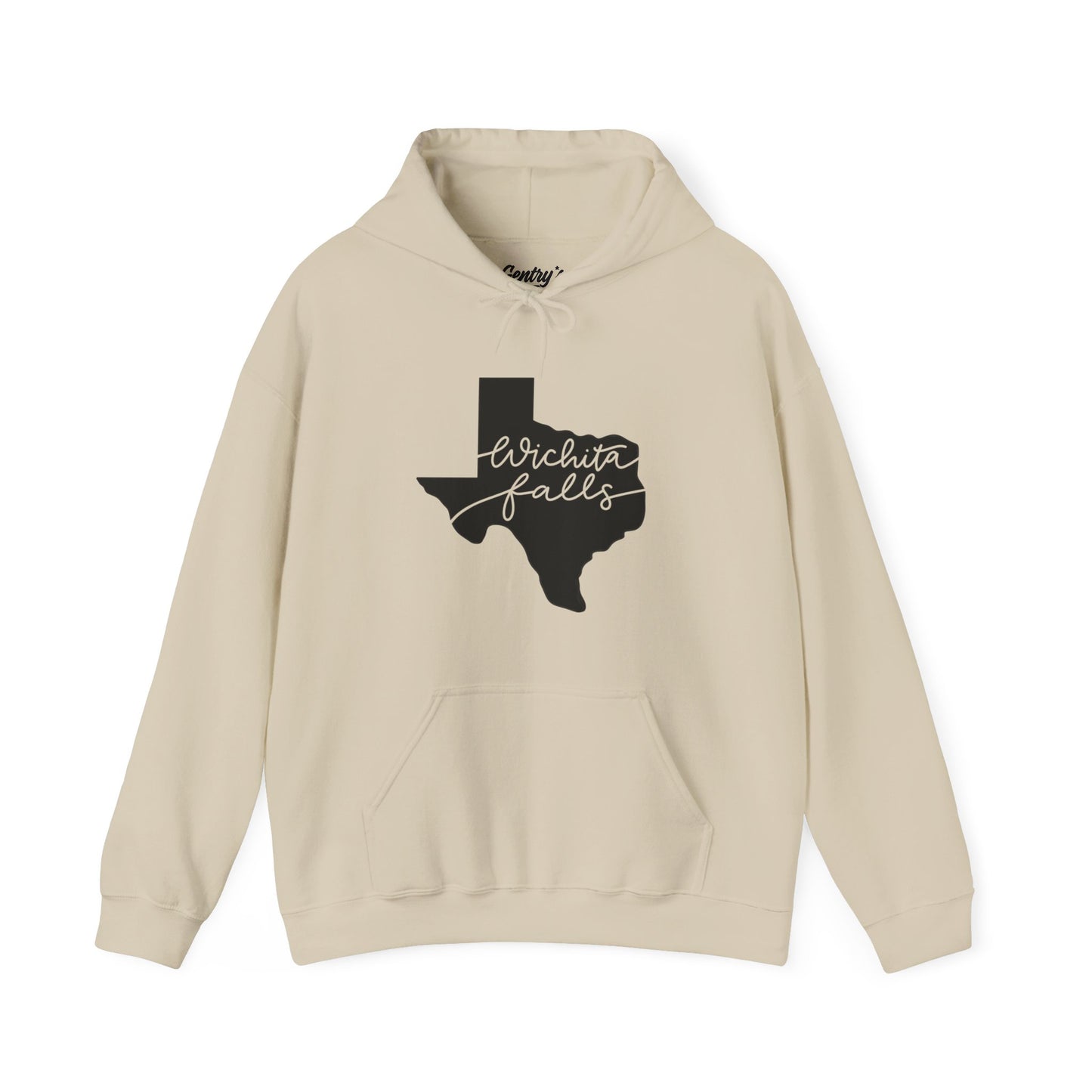 Wichita Falls Script Unisex Heavy Blend™ Hooded Sweatshirt