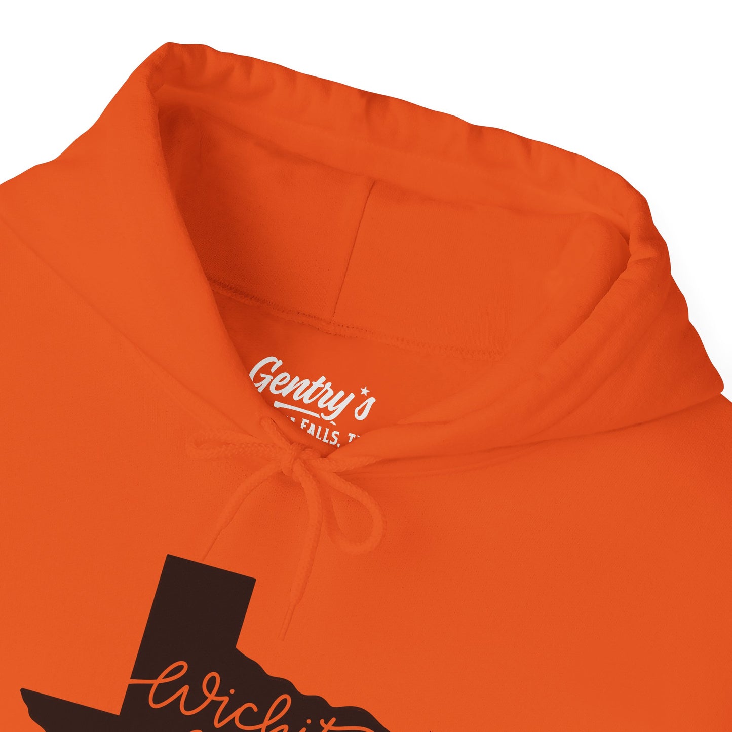 Wichita Falls Script Unisex Heavy Blend™ Hooded Sweatshirt