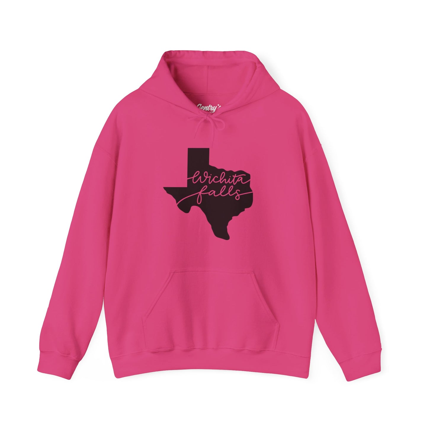 Wichita Falls Script Unisex Heavy Blend™ Hooded Sweatshirt
