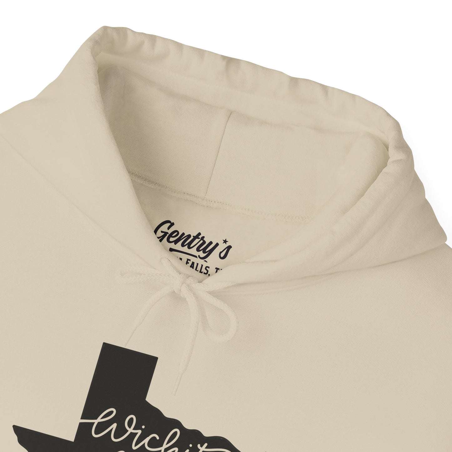 Wichita Falls Script Unisex Heavy Blend™ Hooded Sweatshirt