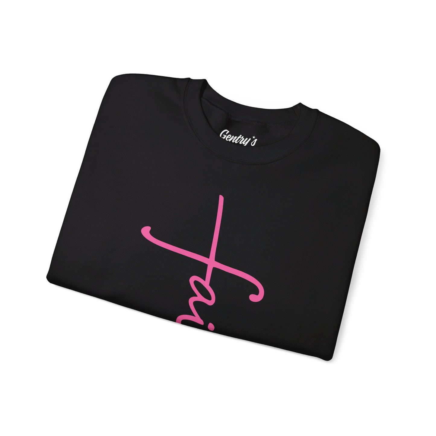 Faith Cross Unisex Heavy Blend™ Crewneck Sweatshirt