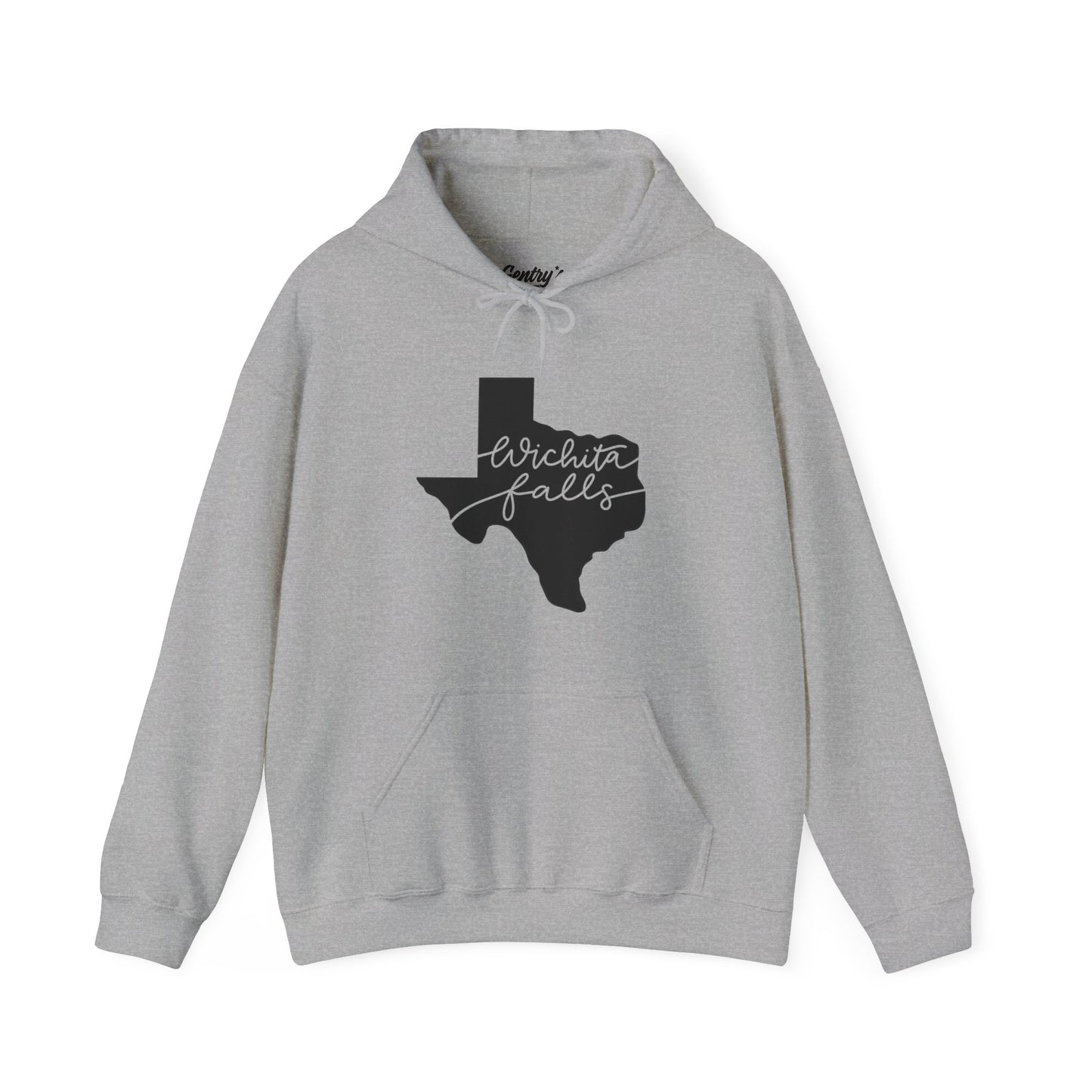Wichita Falls Script Unisex Heavy Blend™ Hooded Sweatshirt