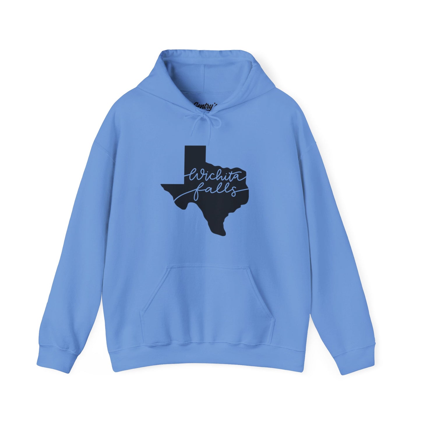 Wichita Falls Script Unisex Heavy Blend™ Hooded Sweatshirt