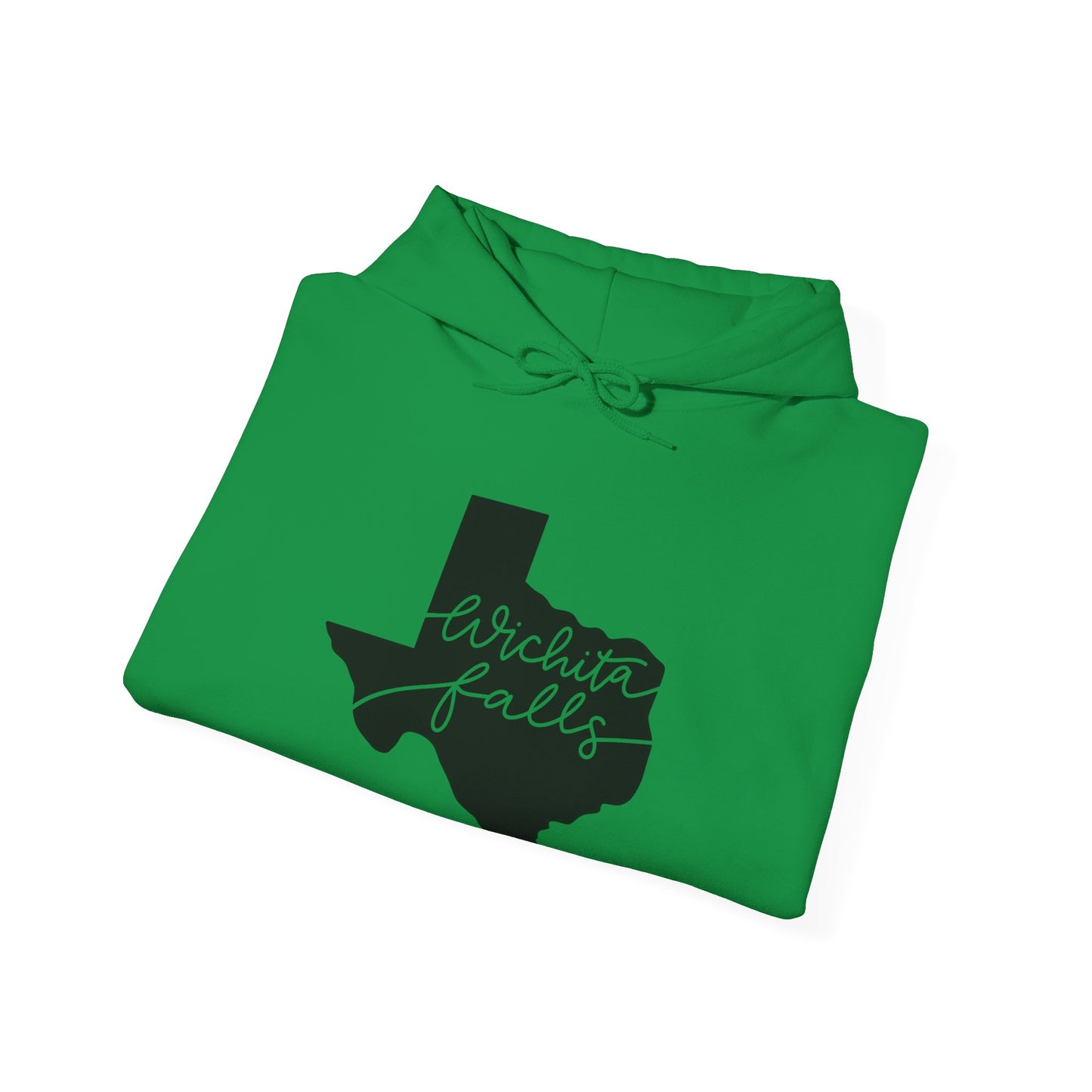 Wichita Falls Script Unisex Heavy Blend™ Hooded Sweatshirt