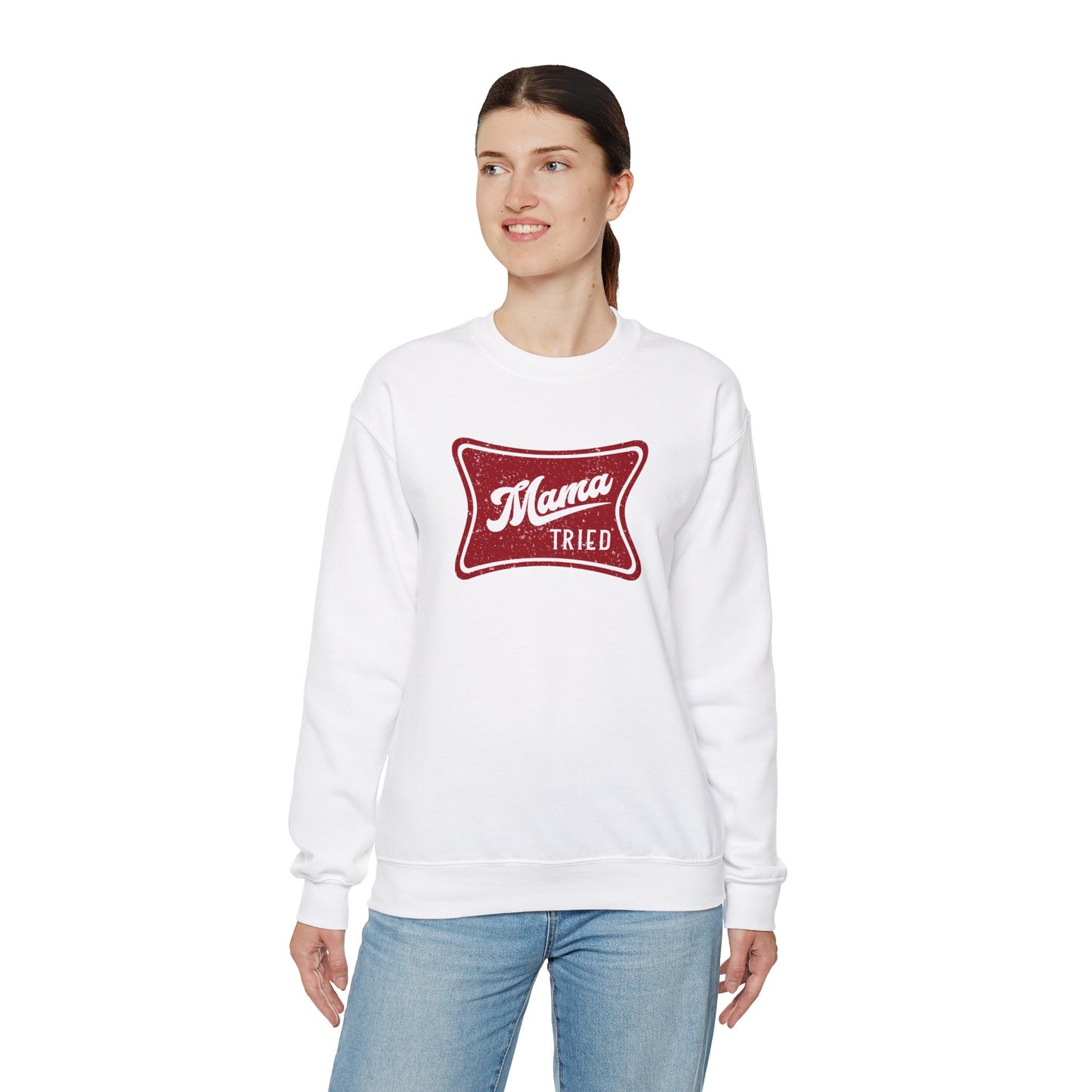 Mama Tried Unisex Heavy Blend™ Crewneck Sweatshirt