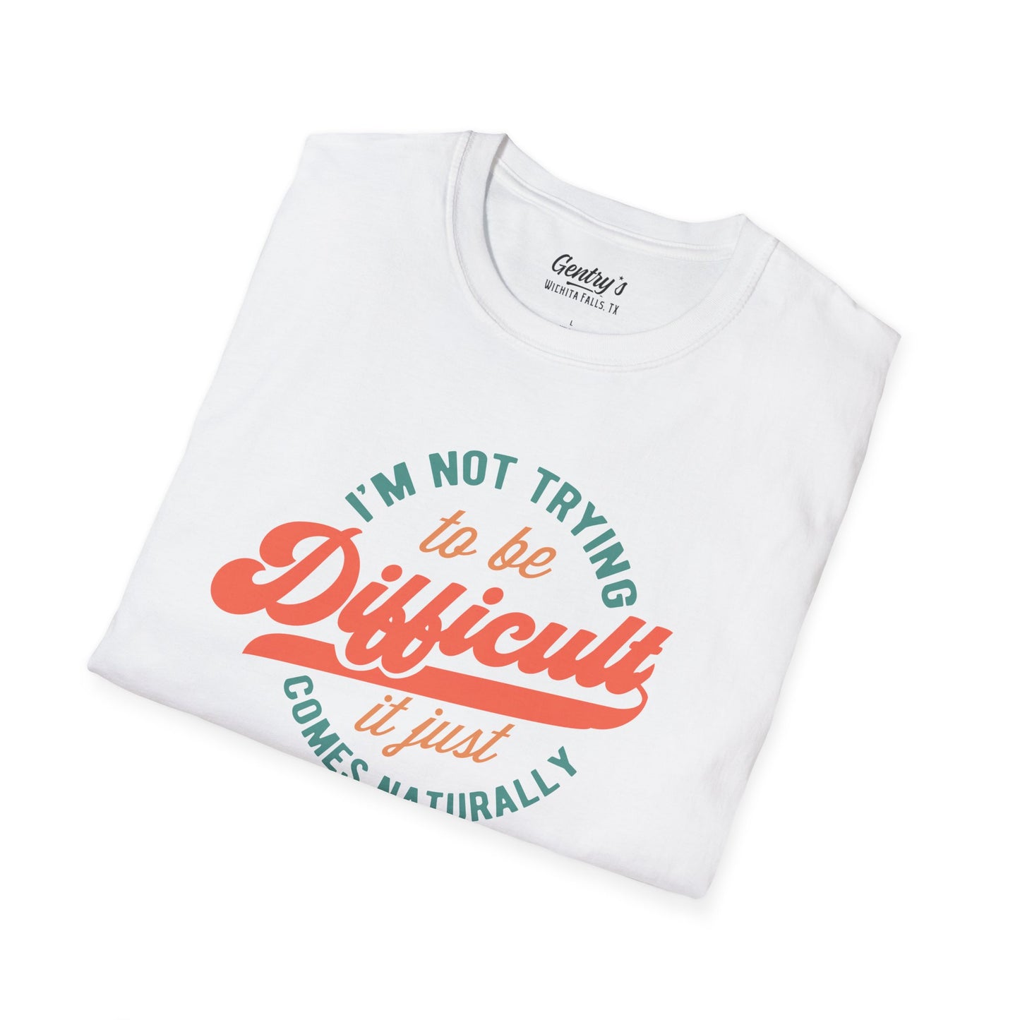 Difficult Unisex Softstyle T-Shirt