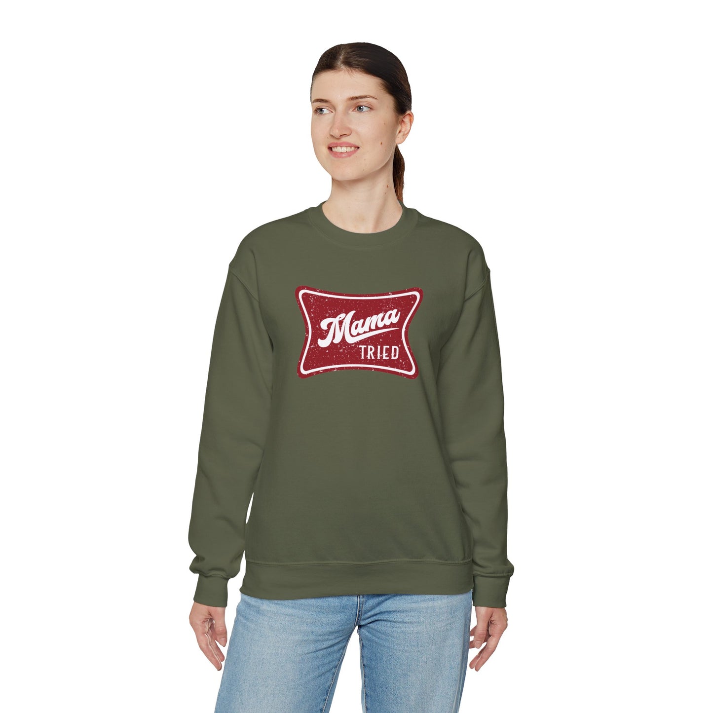 Mama Tried Unisex Heavy Blend™ Crewneck Sweatshirt