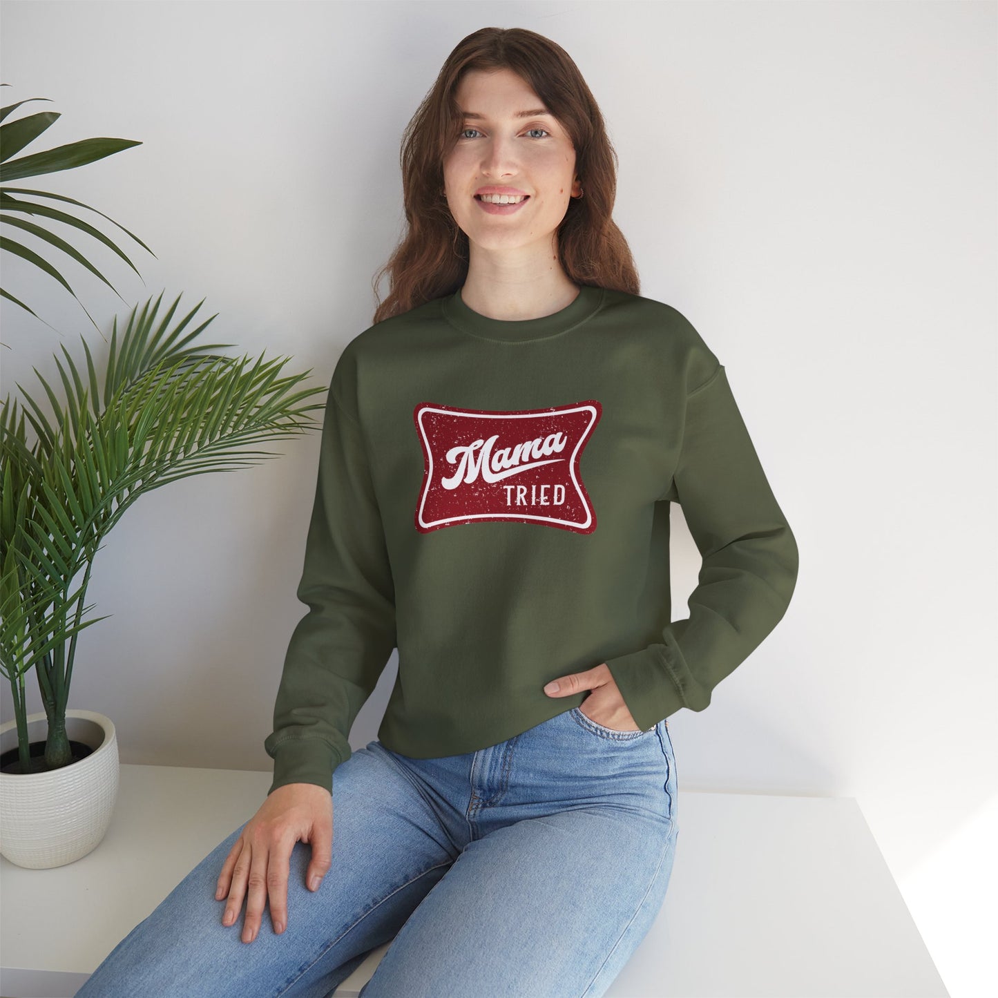 Mama Tried Unisex Heavy Blend™ Crewneck Sweatshirt