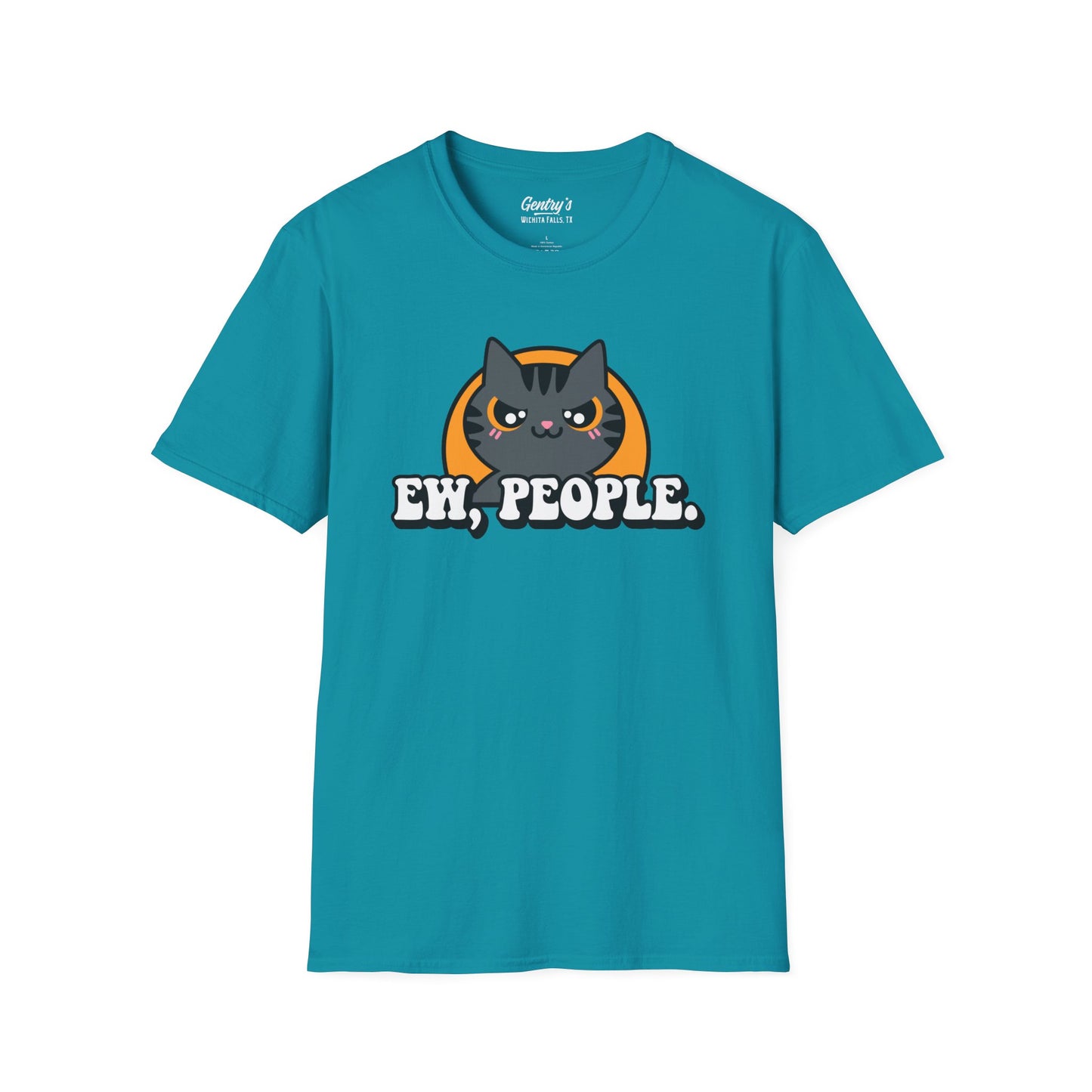 Ew People Cat Unisex Softstyle T-Shirt