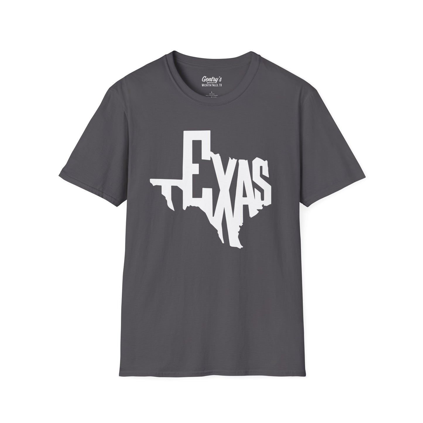 Texas Letters Unisex Softstyle T-Shirt