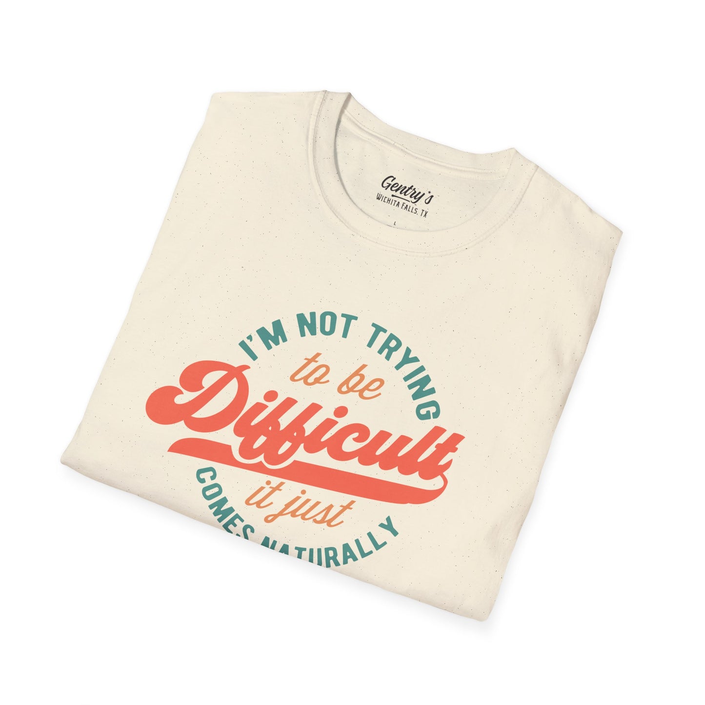 Difficult Unisex Softstyle T-Shirt