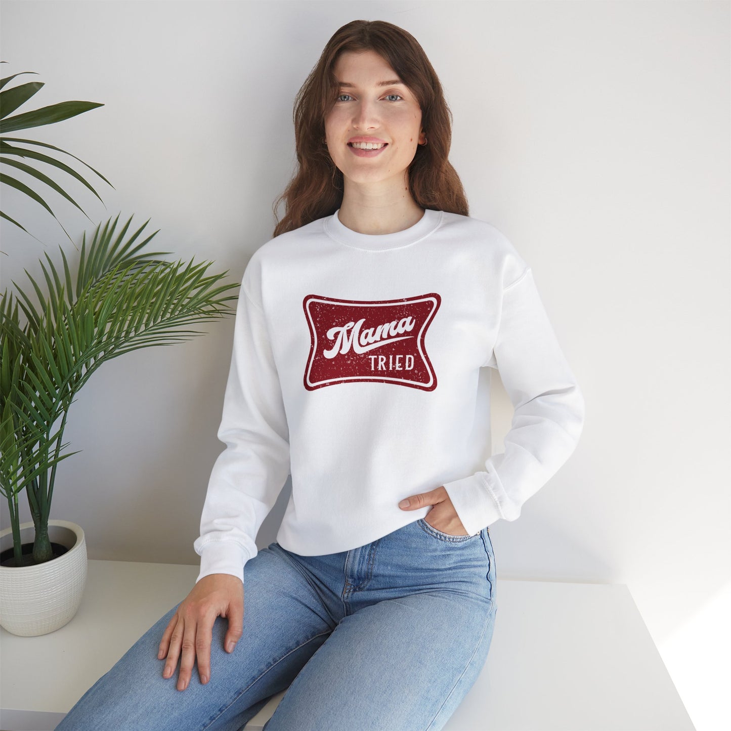 Mama Tried Unisex Heavy Blend™ Crewneck Sweatshirt