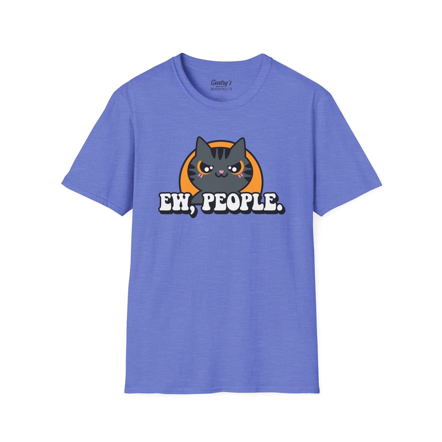 Ew People Cat Unisex Softstyle T-Shirt