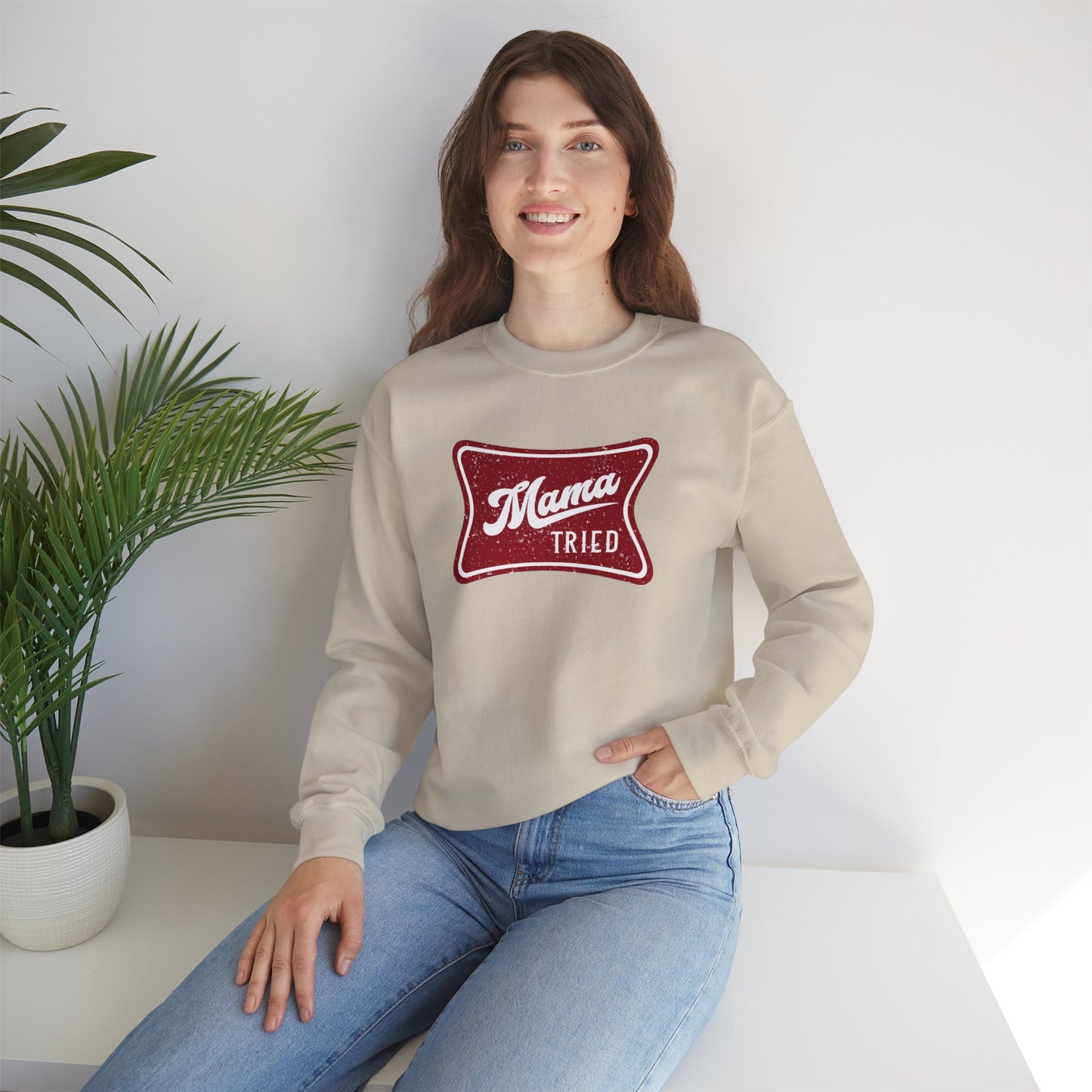 Mama Tried Unisex Heavy Blend™ Crewneck Sweatshirt