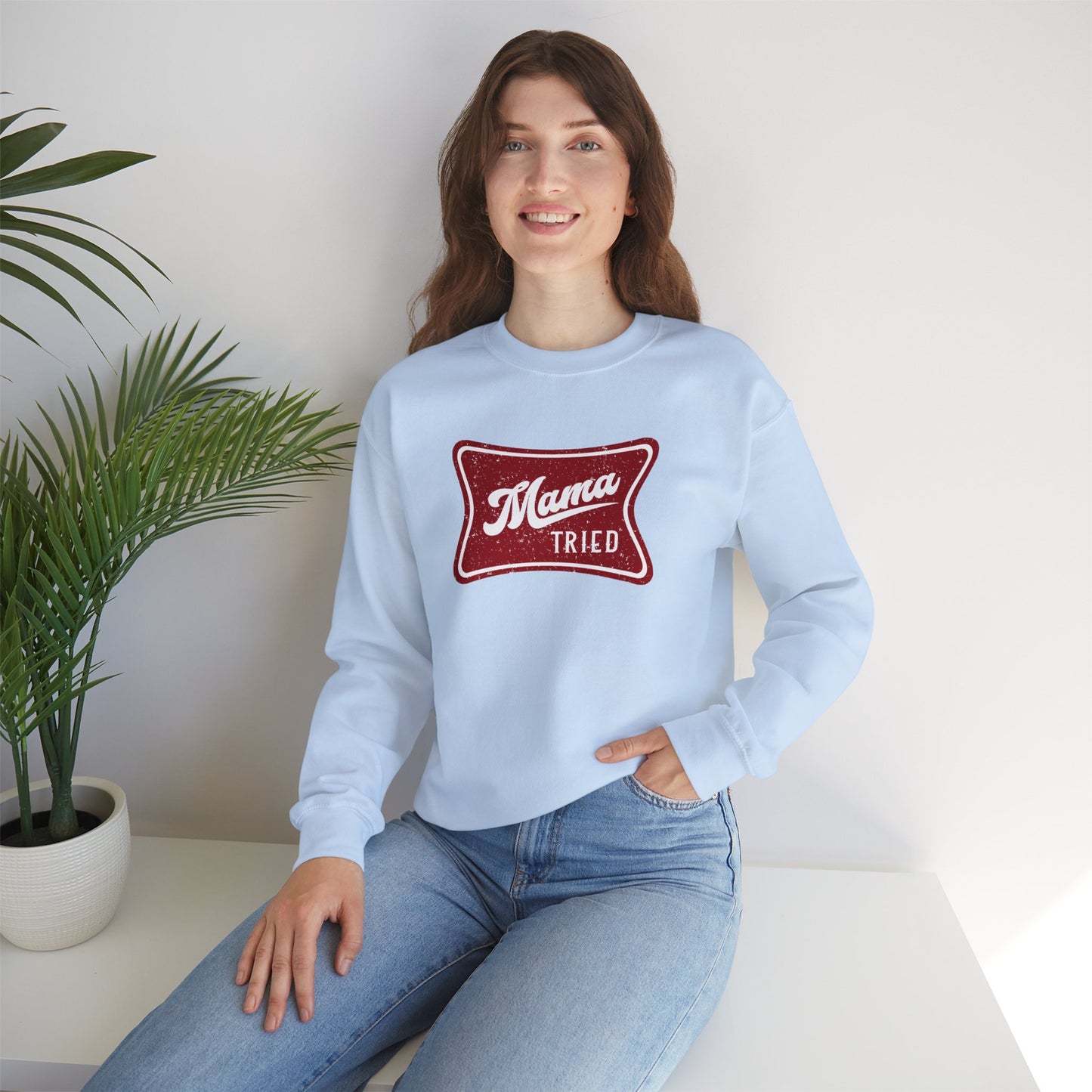 Mama Tried Unisex Heavy Blend™ Crewneck Sweatshirt