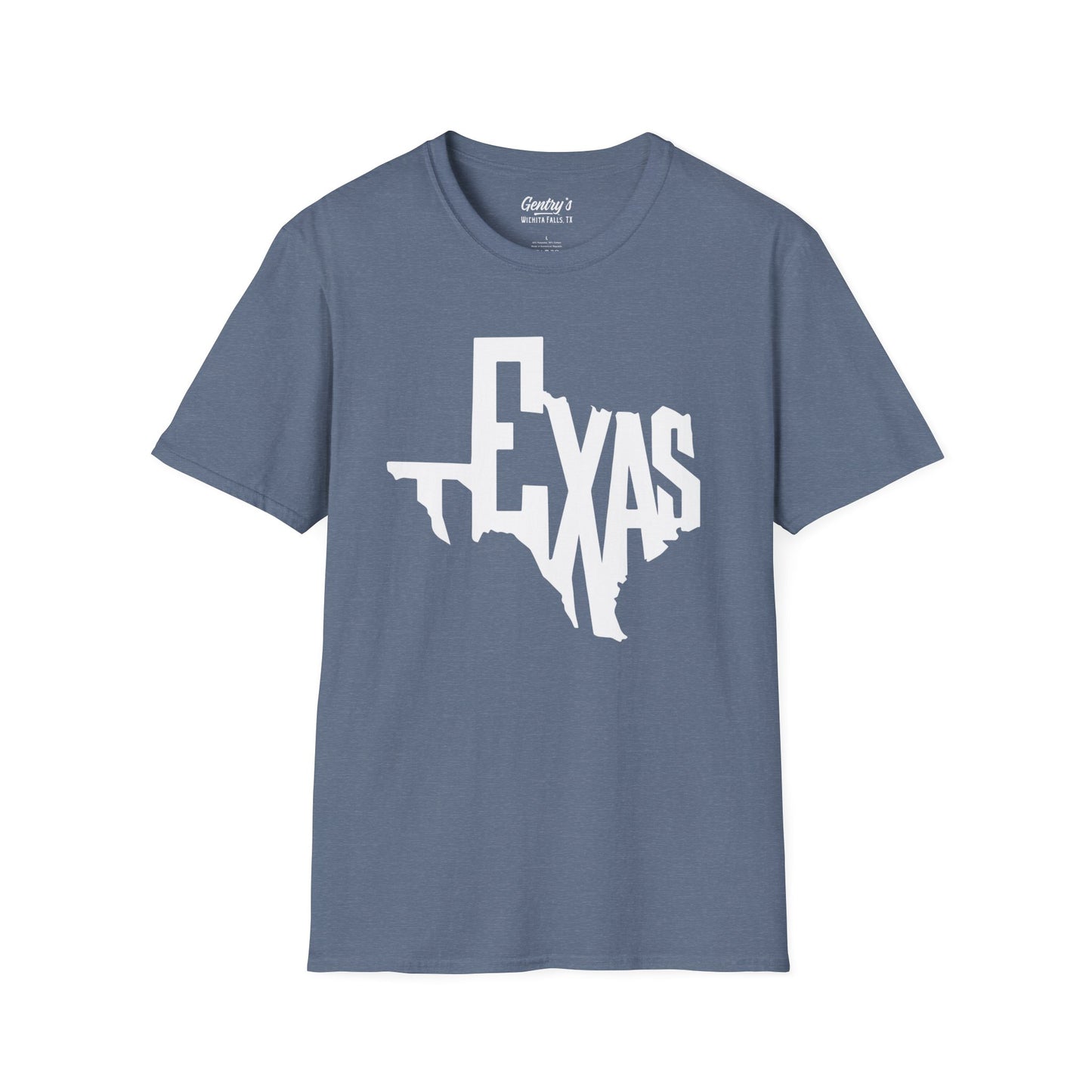 Texas Letters Unisex Softstyle T-Shirt