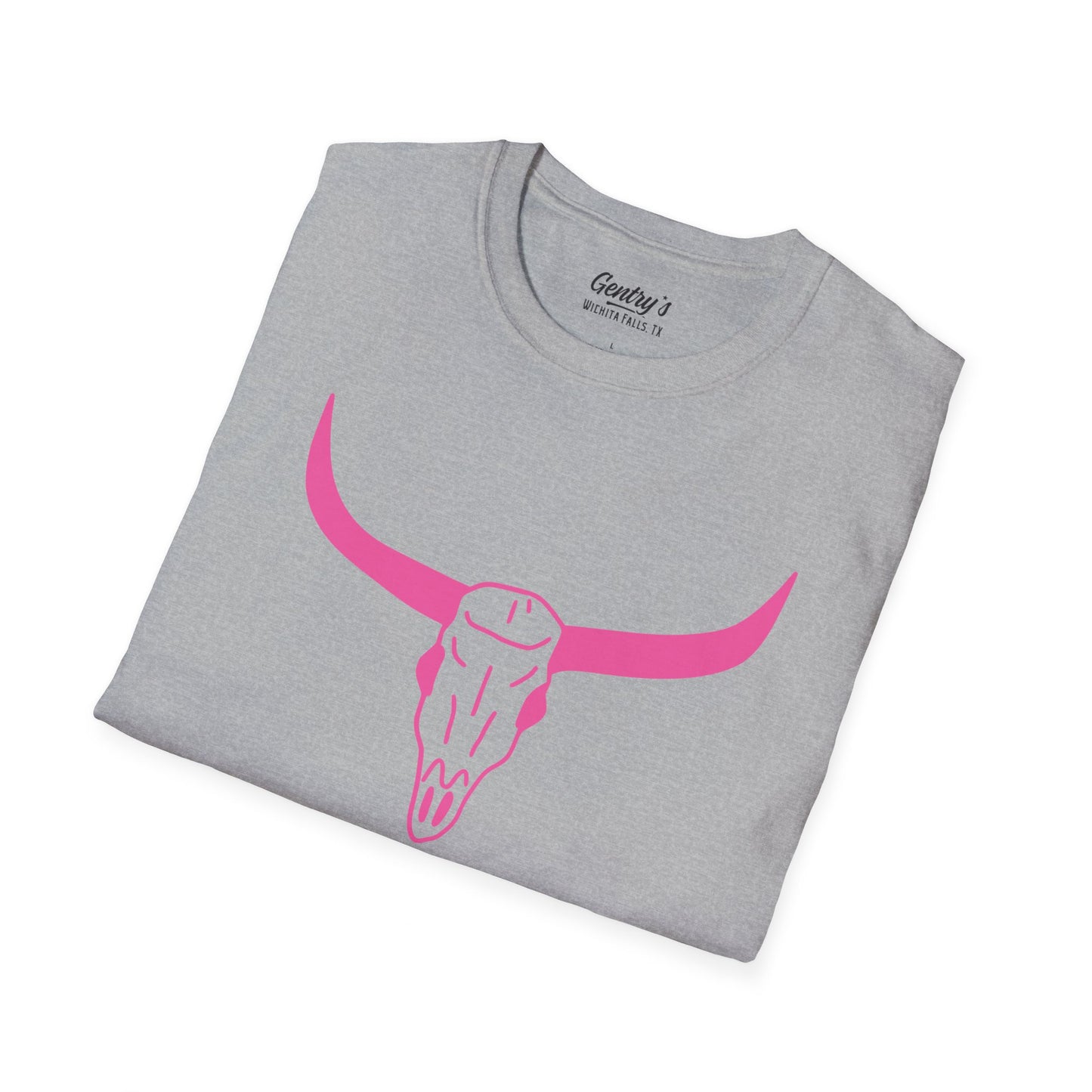 Longhorn Skull Unisex Softstyle T-Shirt