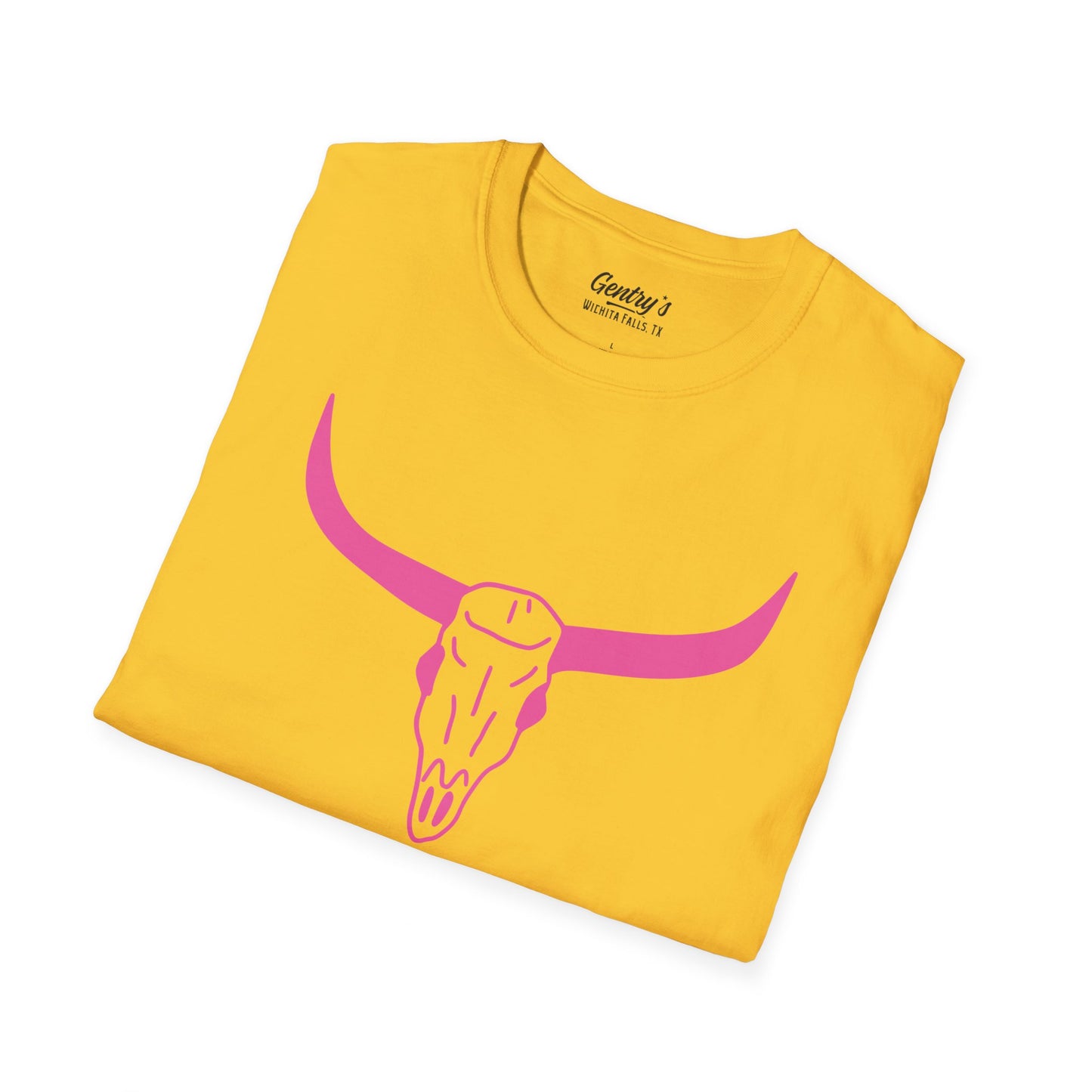 Longhorn Skull Unisex Softstyle T-Shirt