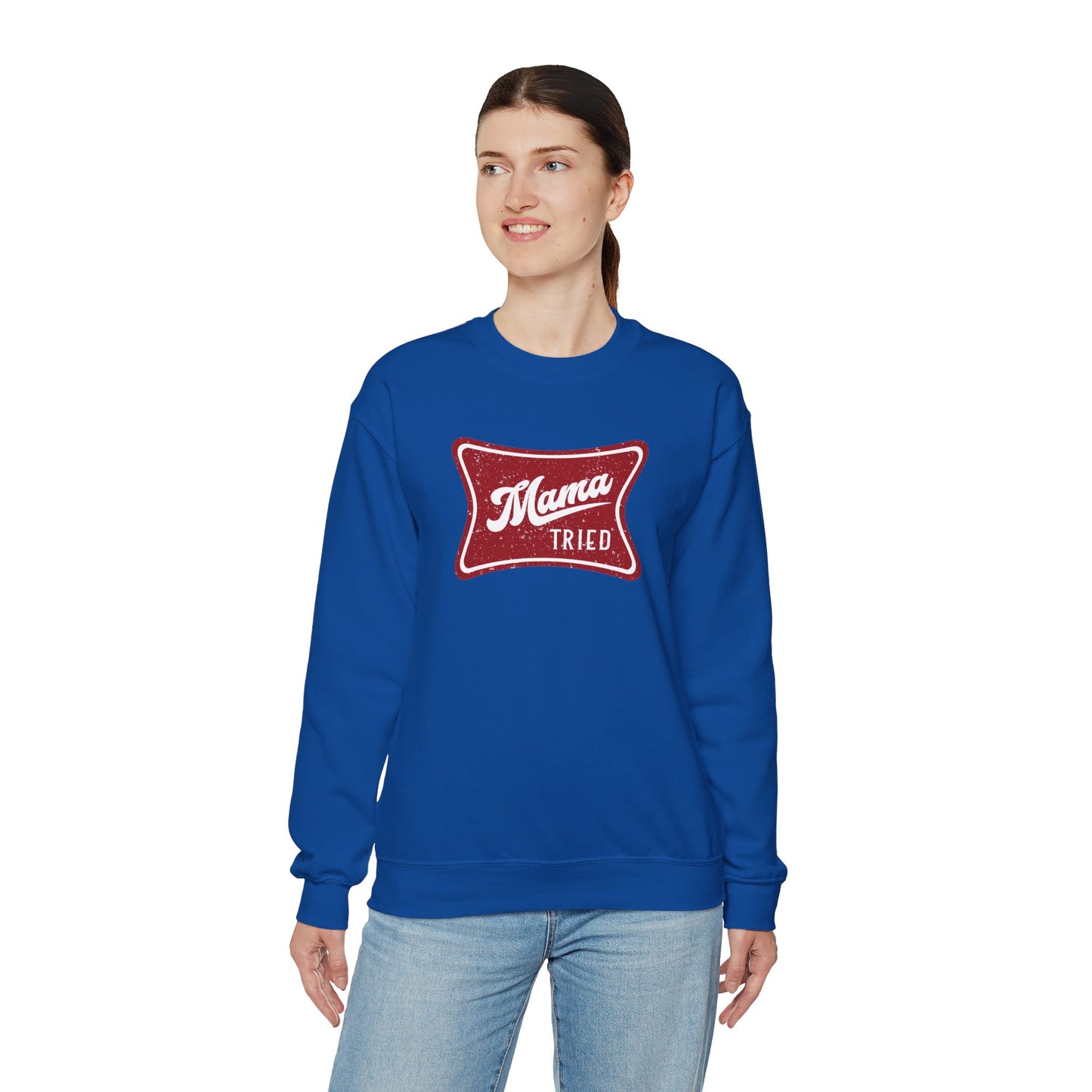 Mama Tried Unisex Heavy Blend™ Crewneck Sweatshirt