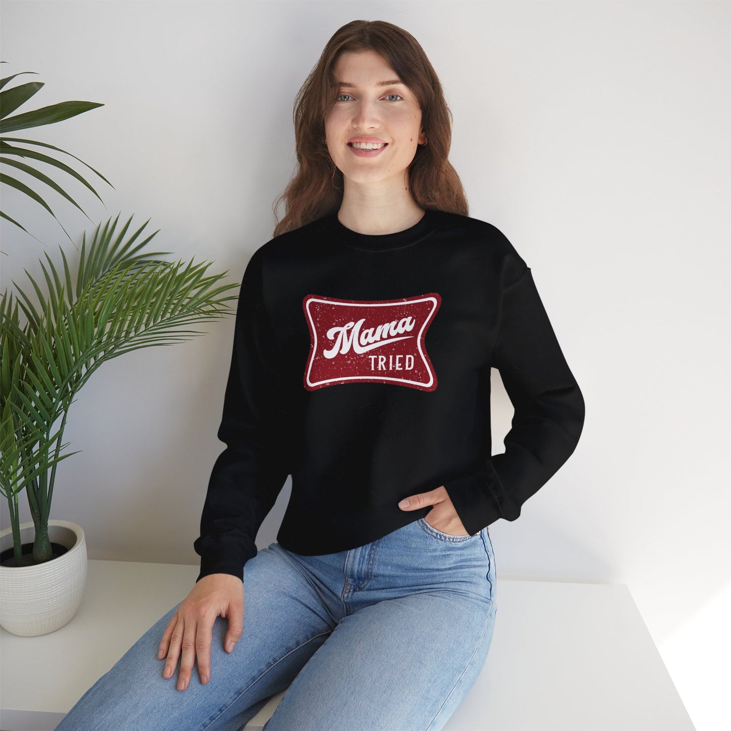 Mama Tried Unisex Heavy Blend™ Crewneck Sweatshirt