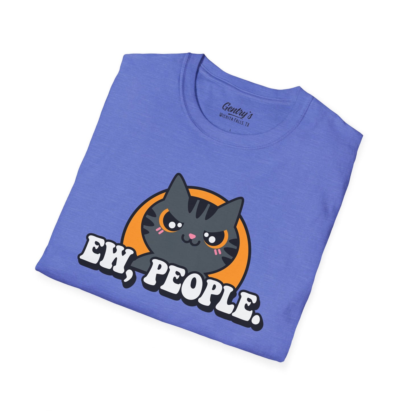 Ew People Cat Unisex Softstyle T-Shirt