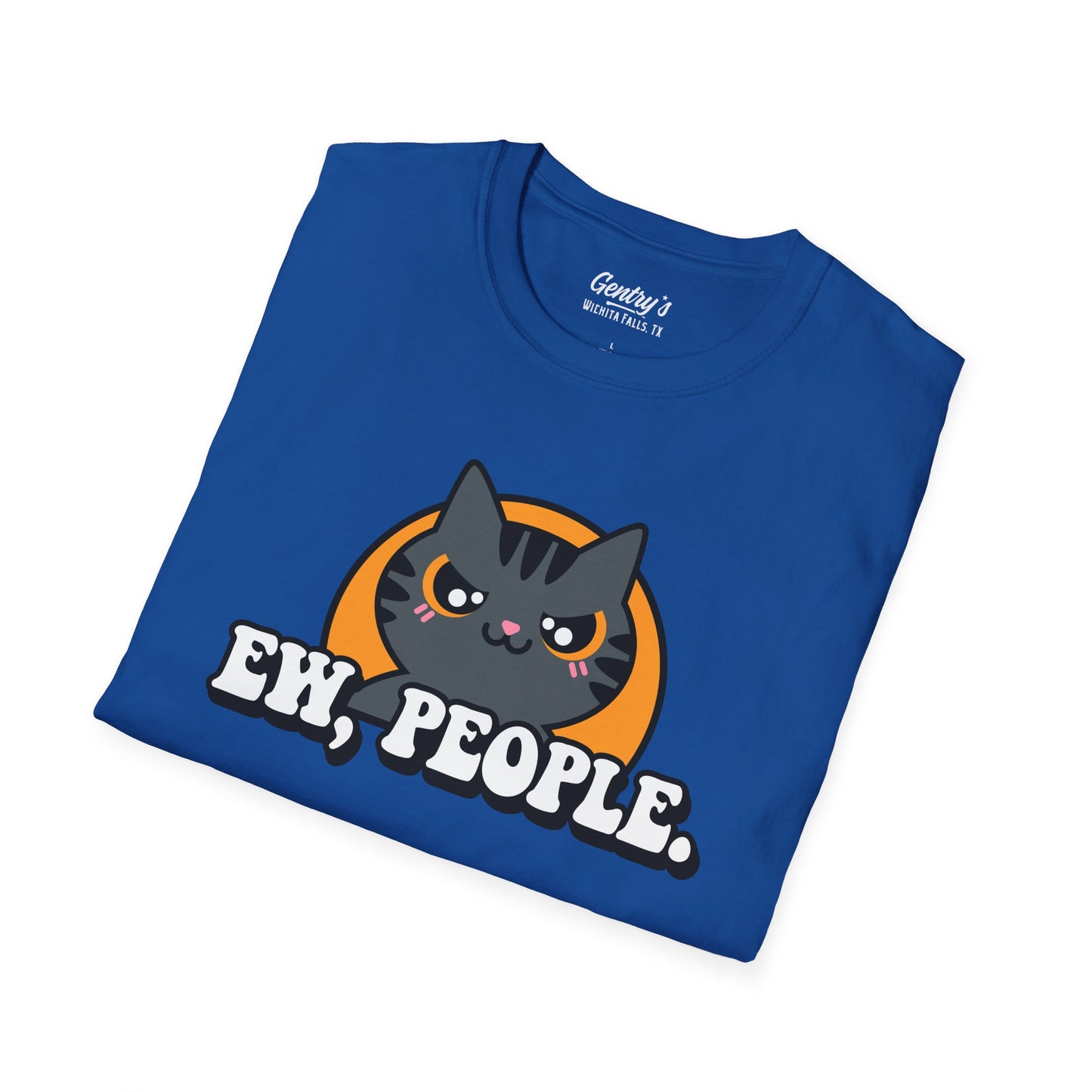 Ew People Cat Unisex Softstyle T-Shirt