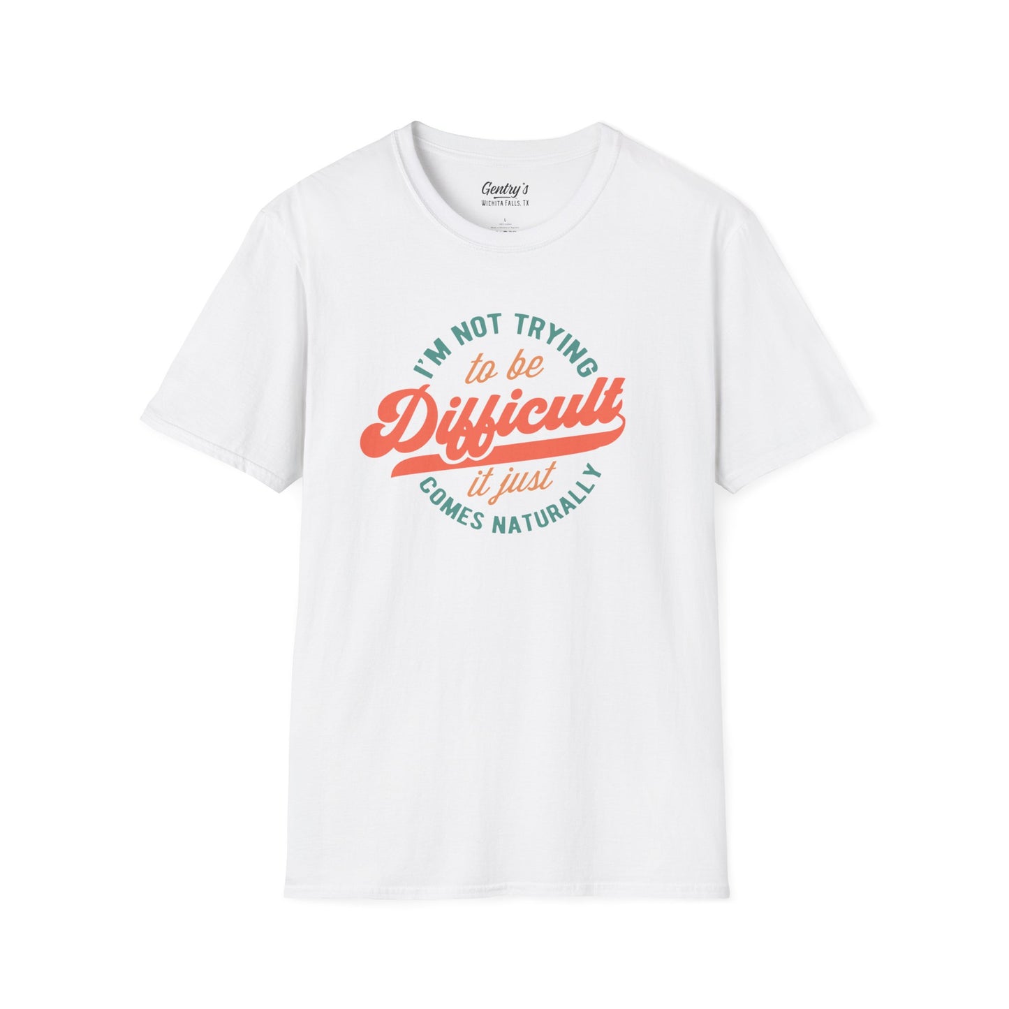 Difficult Unisex Softstyle T-Shirt